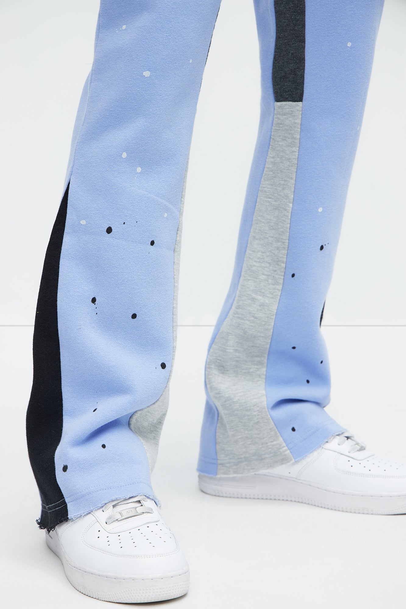 Tyson Maison Des Saints Skinny Flare Sweatpants - Violet