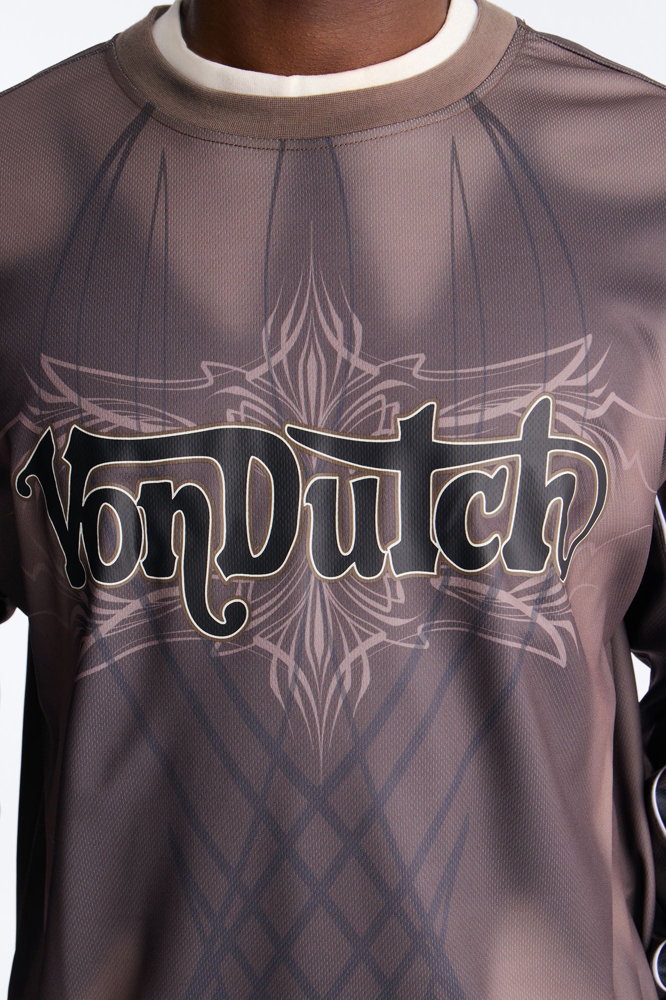 Von Dutch Ember Fade Jersey - Brown