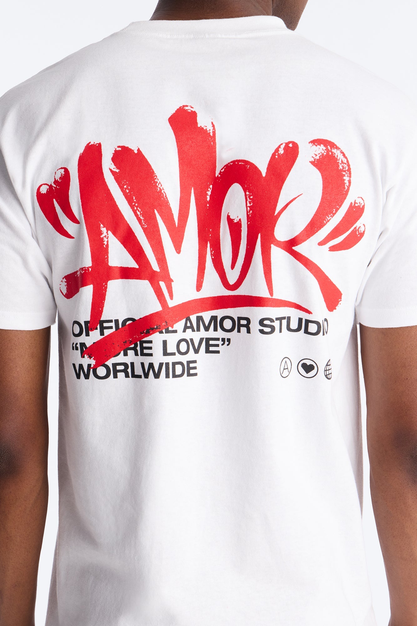 Amor Studio Short Sleeve Tee - White