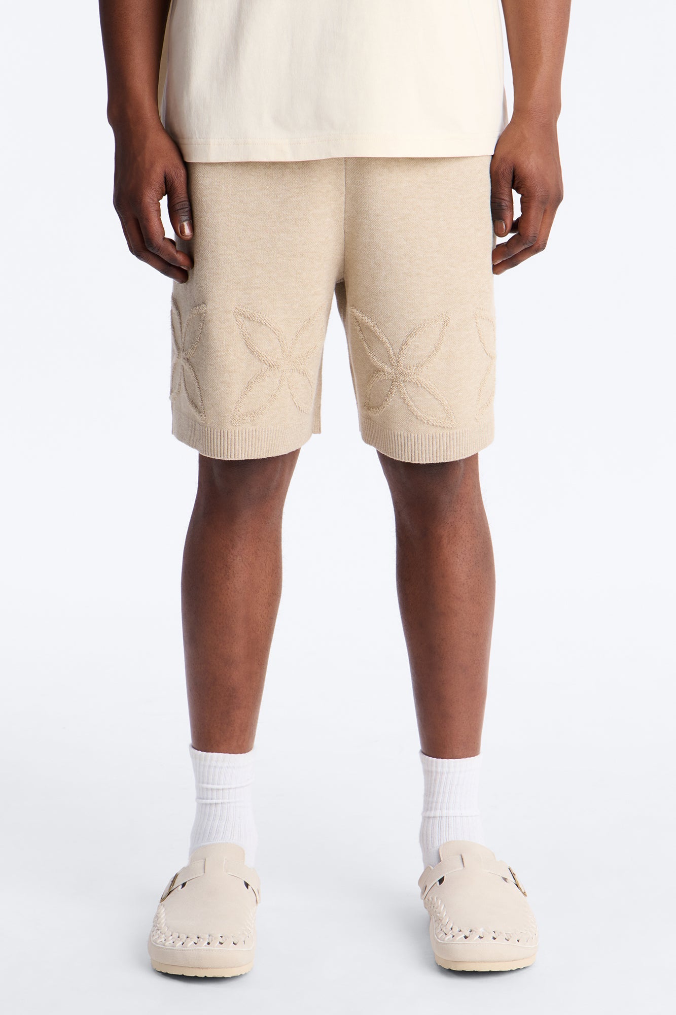 Relaxed Soft Sands Knit Short - LightBrown