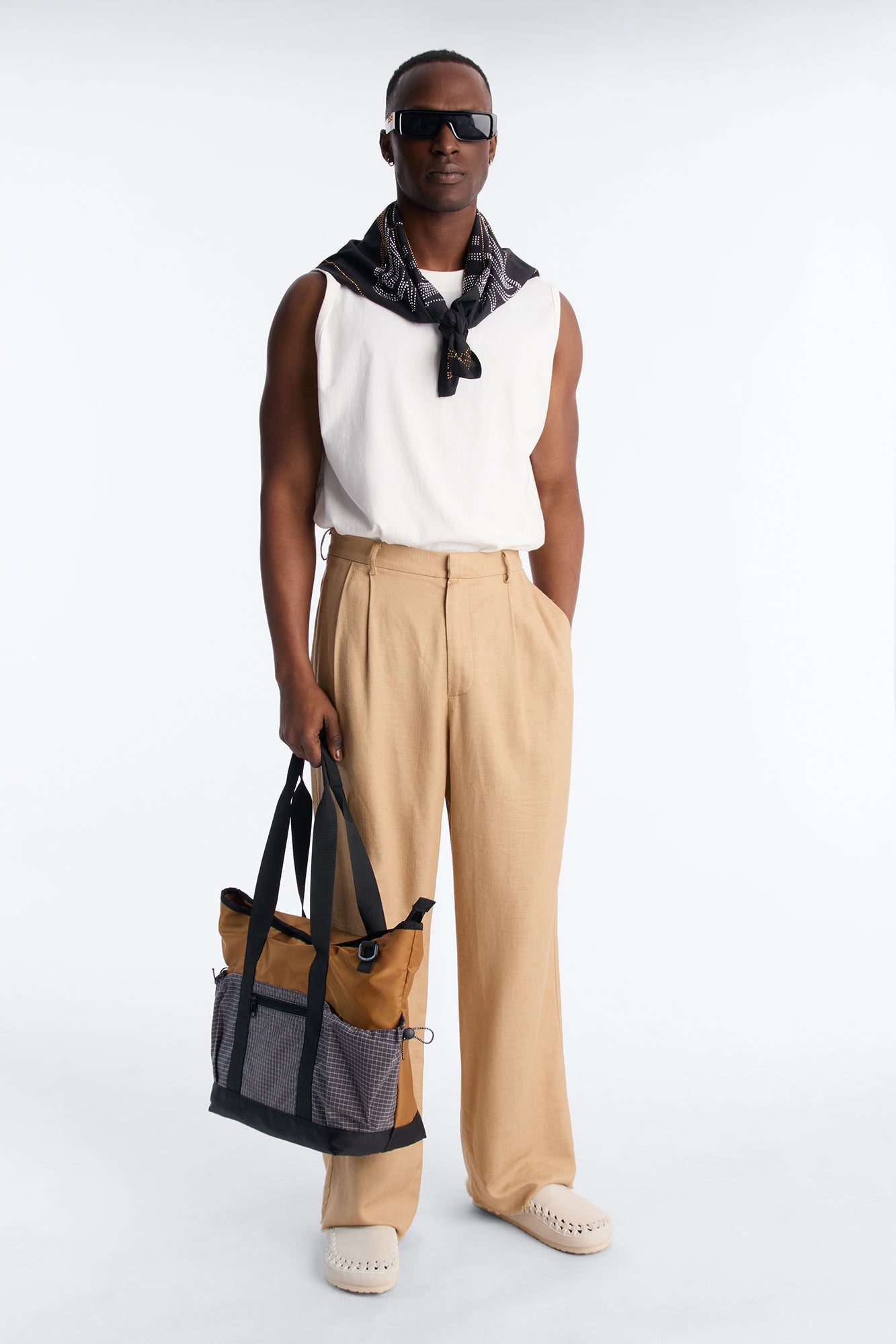 Dual Tone Utility Bag - Orange/combo