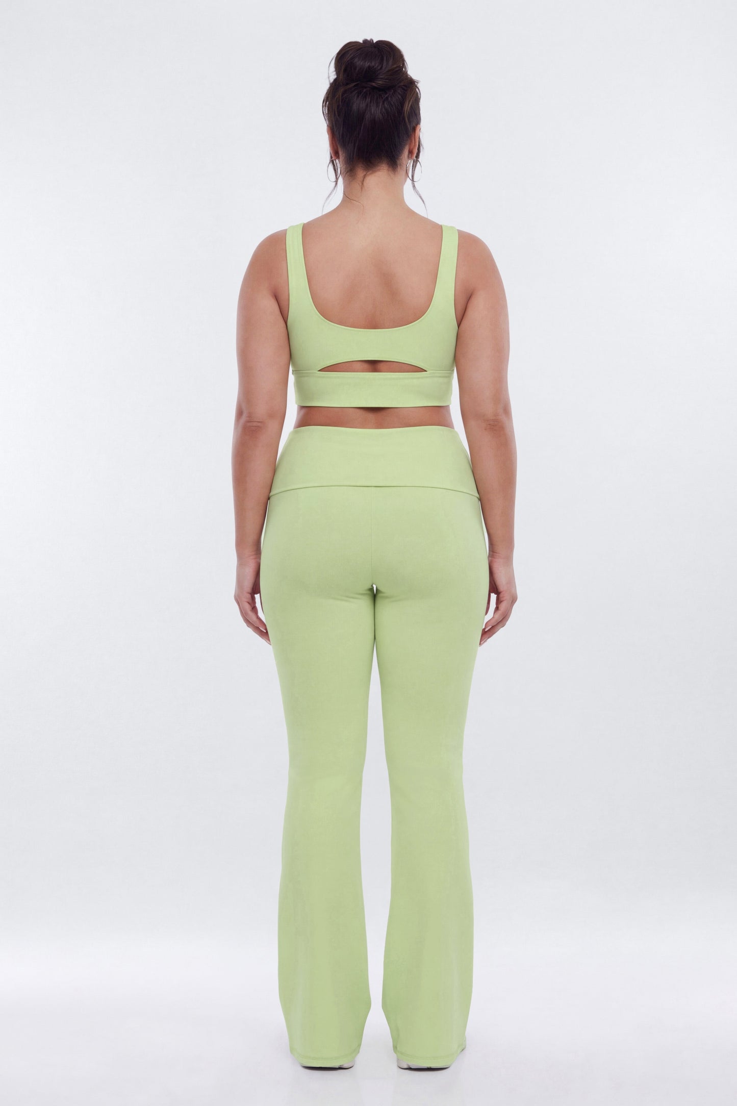 ButterSoft™ Cut Out Long Line Sports Bra - Pistachio