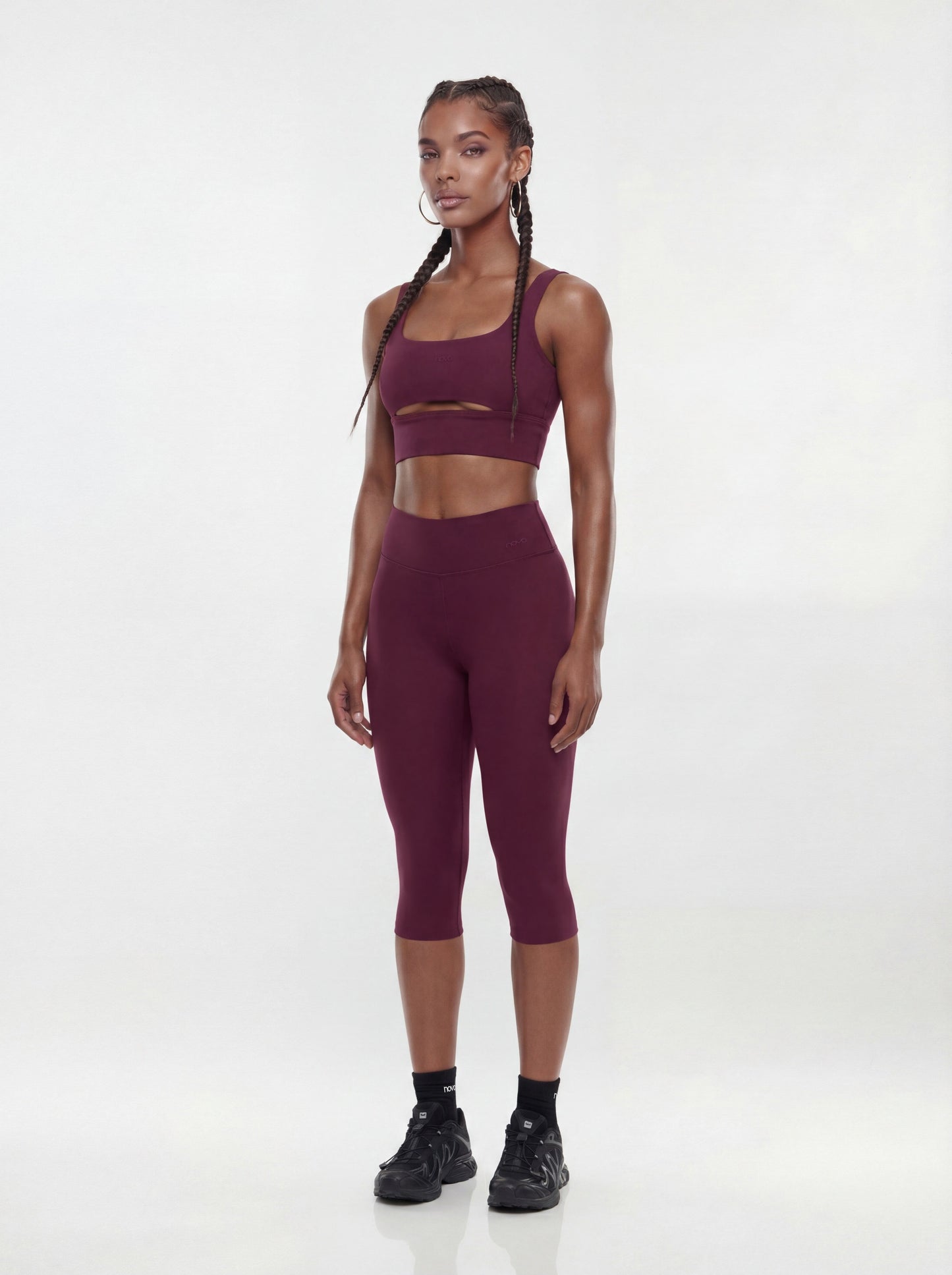 ButterSoft™ 15″ Low Rise Capri Legging - Merlot