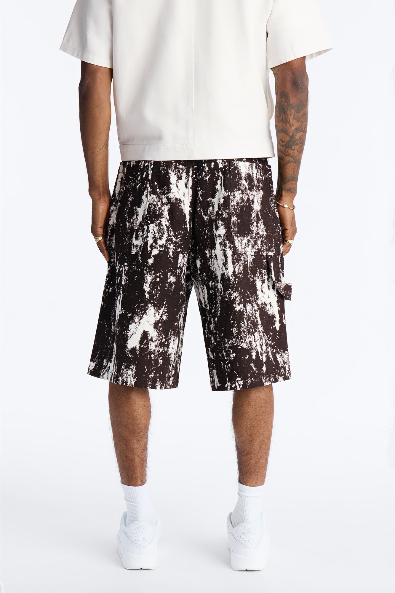 Mixed Clarity Printed Short - Brown Combo