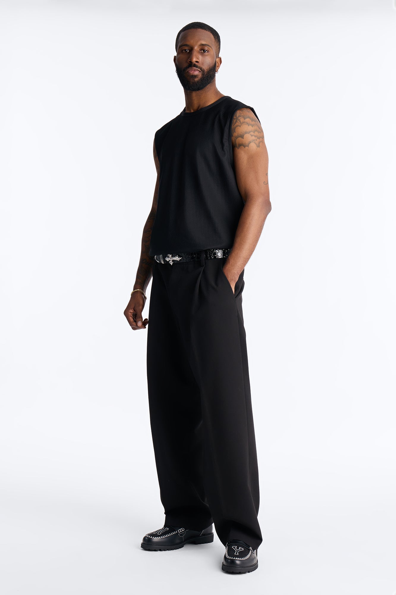 Show Up Muscle Tank - Black