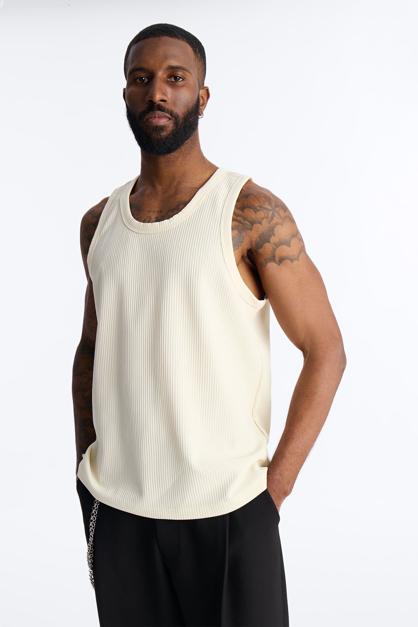 Show Up Tank Top - Off White