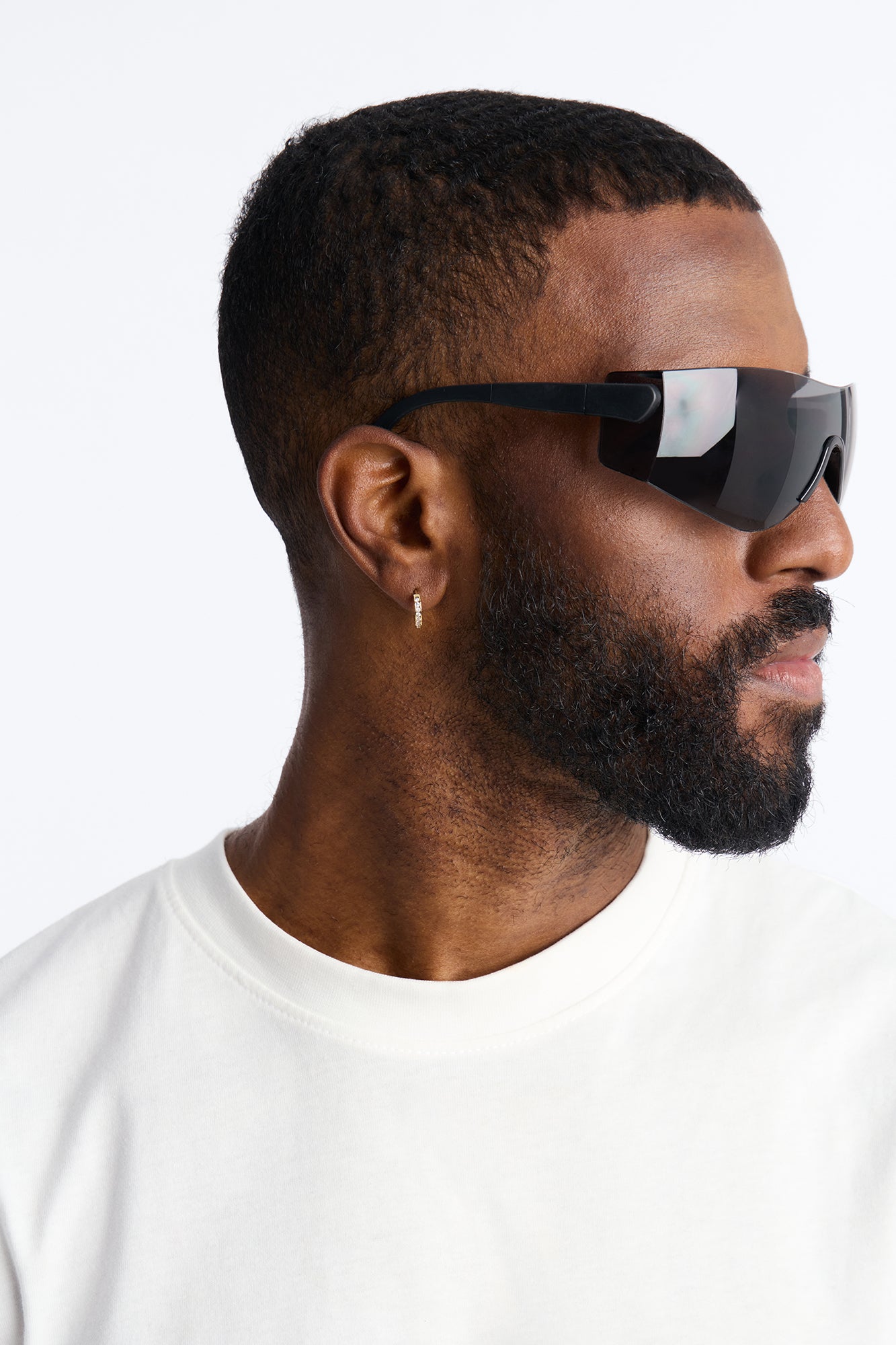 Real Revo Shield Sunglasses - Black