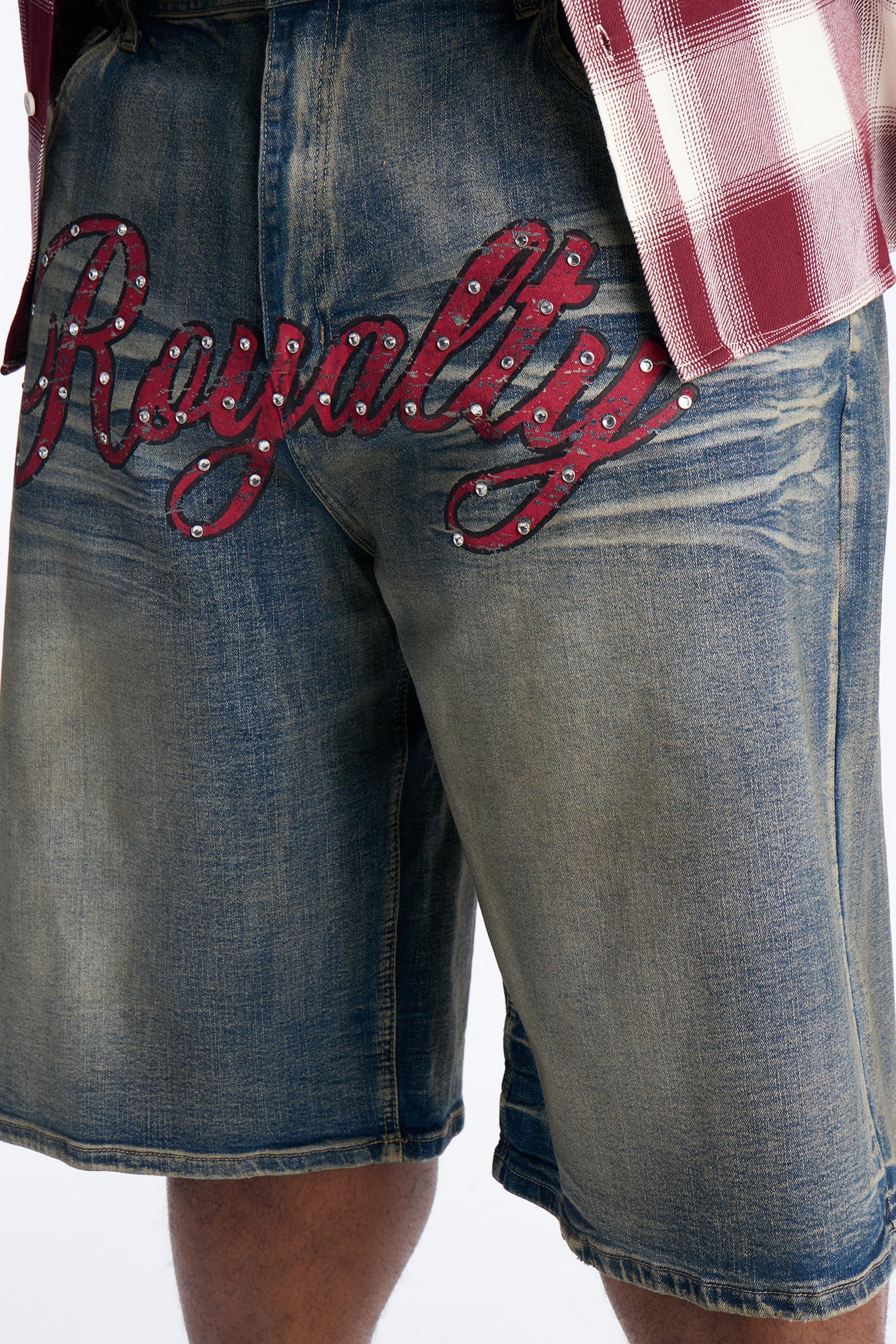 Baggy Vintage Royalty Denim Short - Vintage Wash
