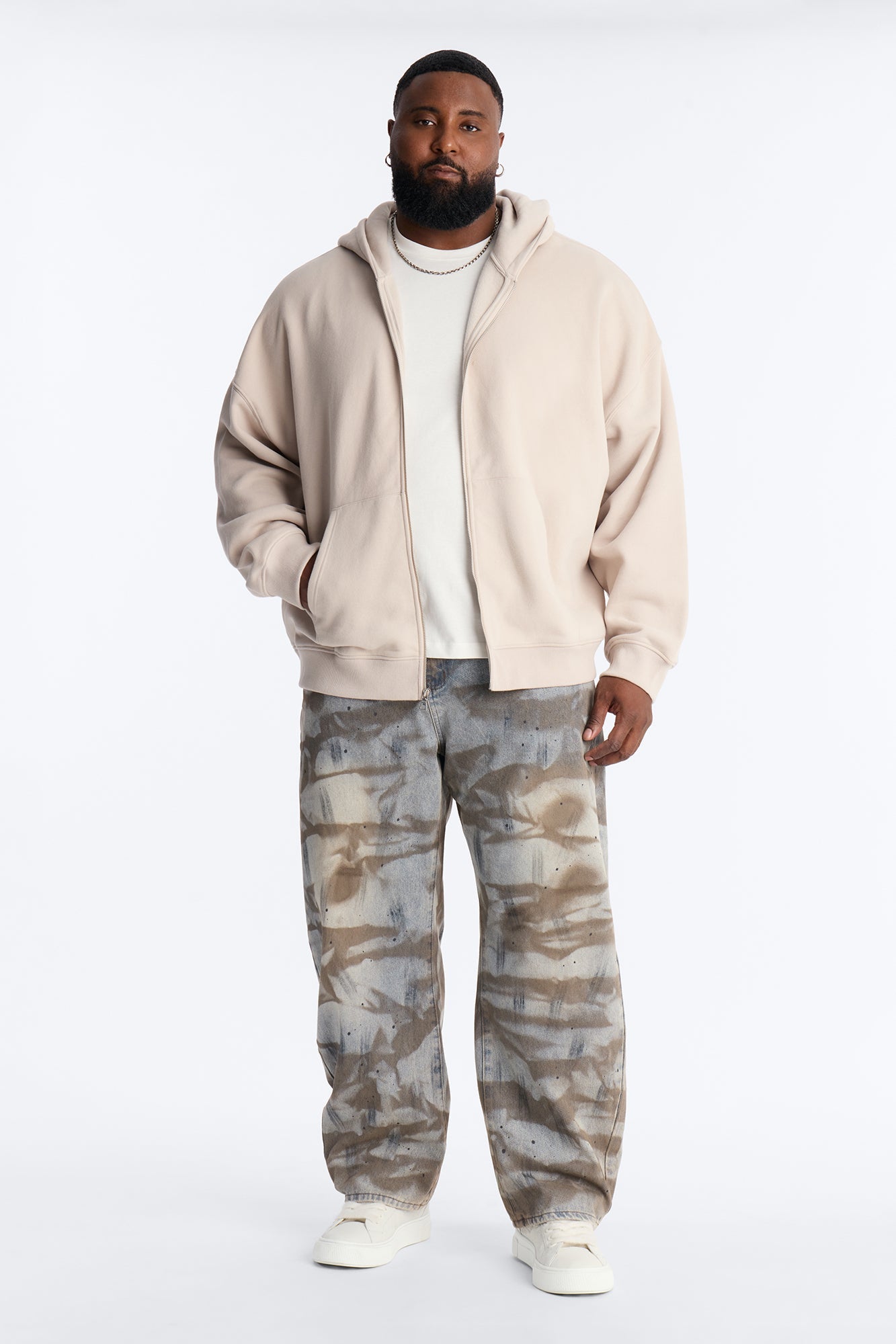 Barrel Canal St Stained Jean - Medium Wash