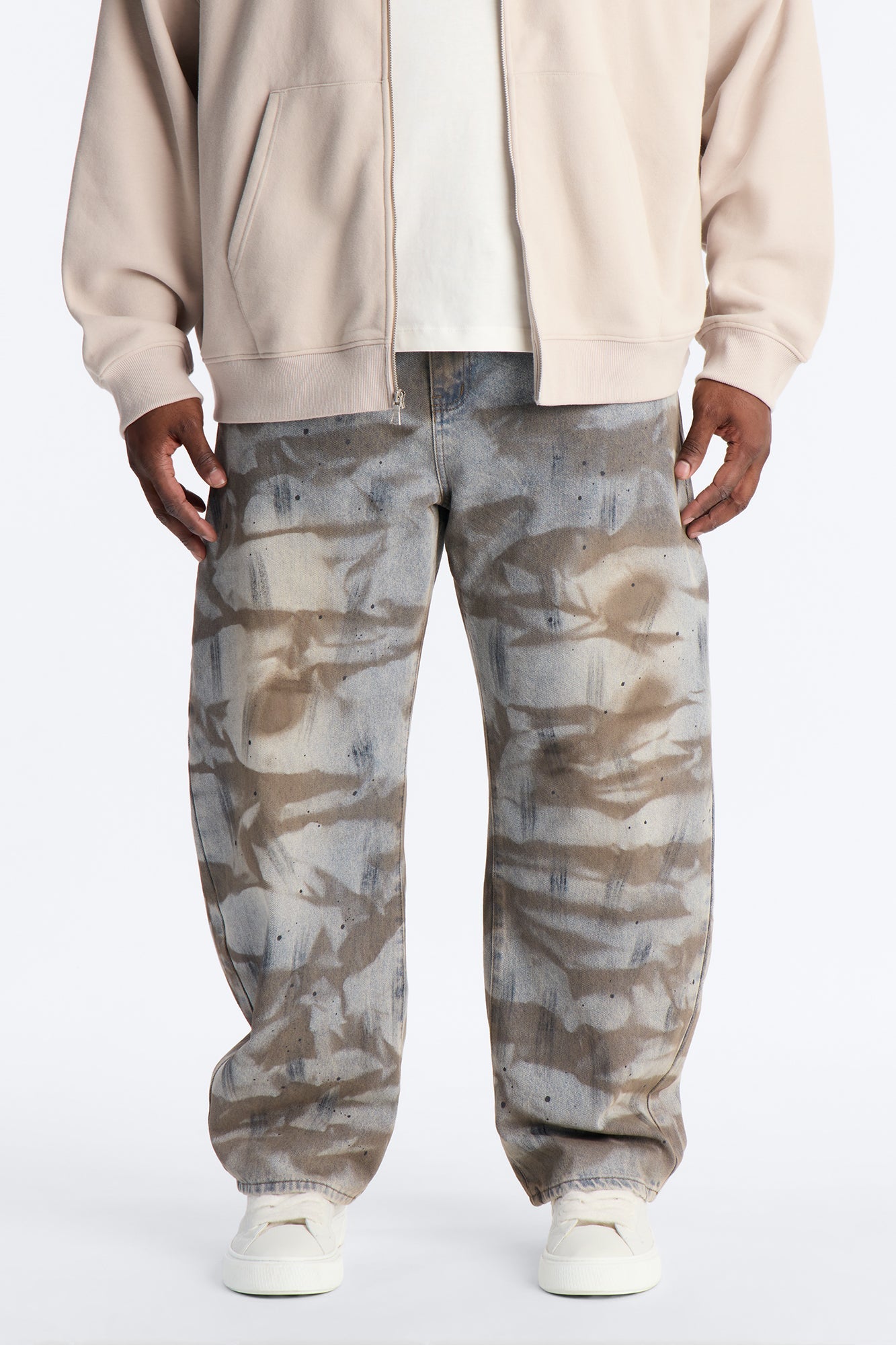 Barrel Canal St Stained Jean - Medium Wash