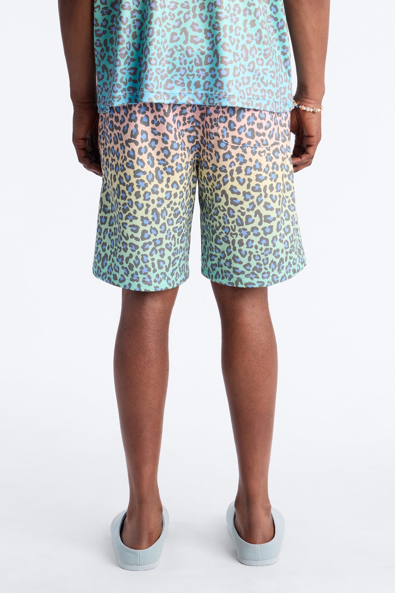 Electric Rave Leopard Relaxed Short - Multi Color