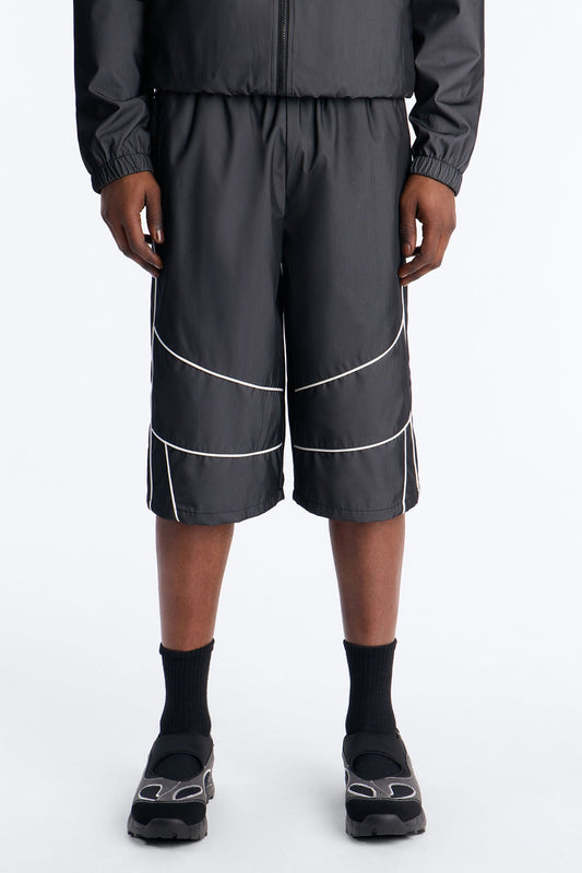 Baggy Chroma Reflective Mesh Overlay Short - PlatinumIce