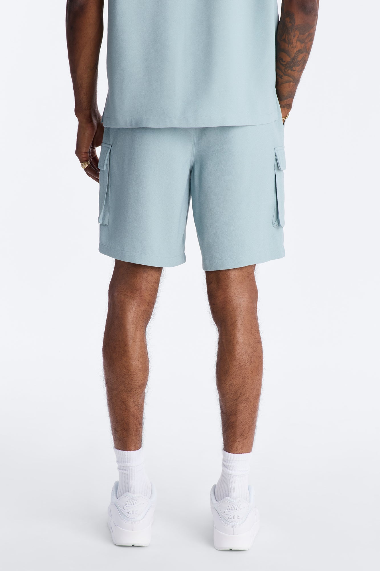 Golden Hour Relaxed Cargo Short - Slate Grey