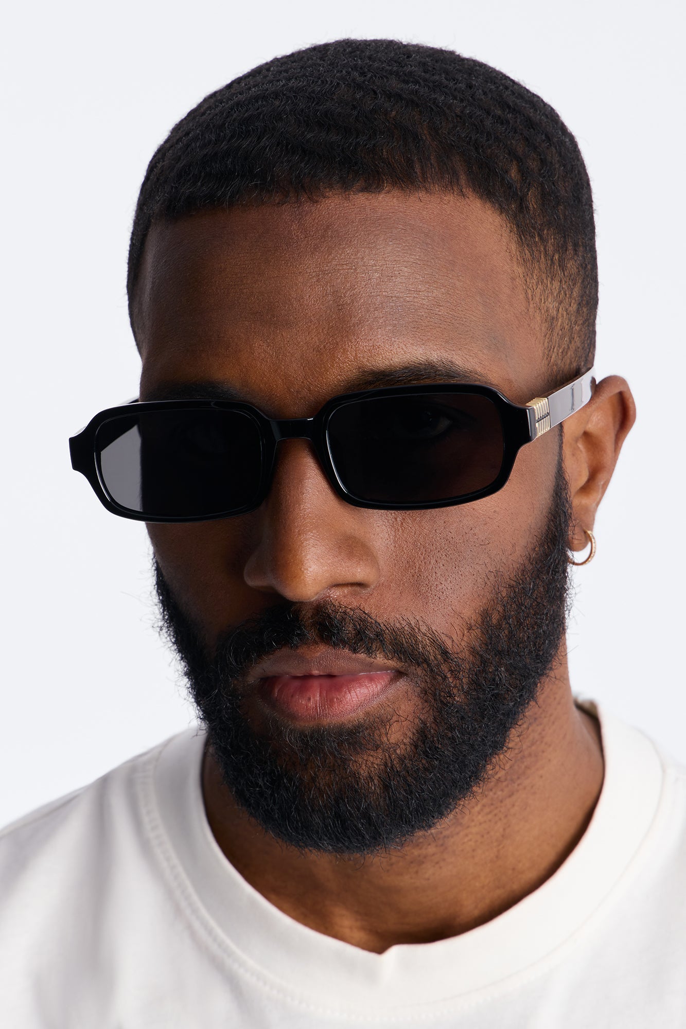 Barcode Streamline Sunglasses - Black