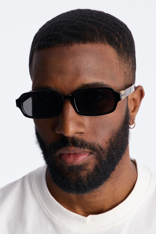 Barcode Streamline Sunglasses - Black