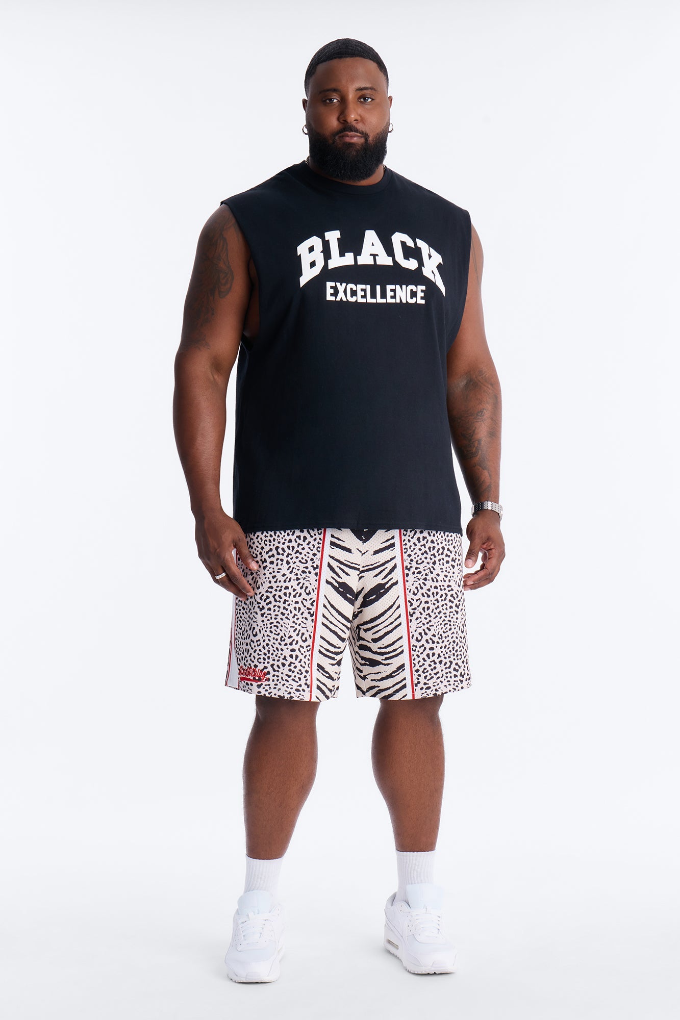 Black Excellence Muscle Tee - Black