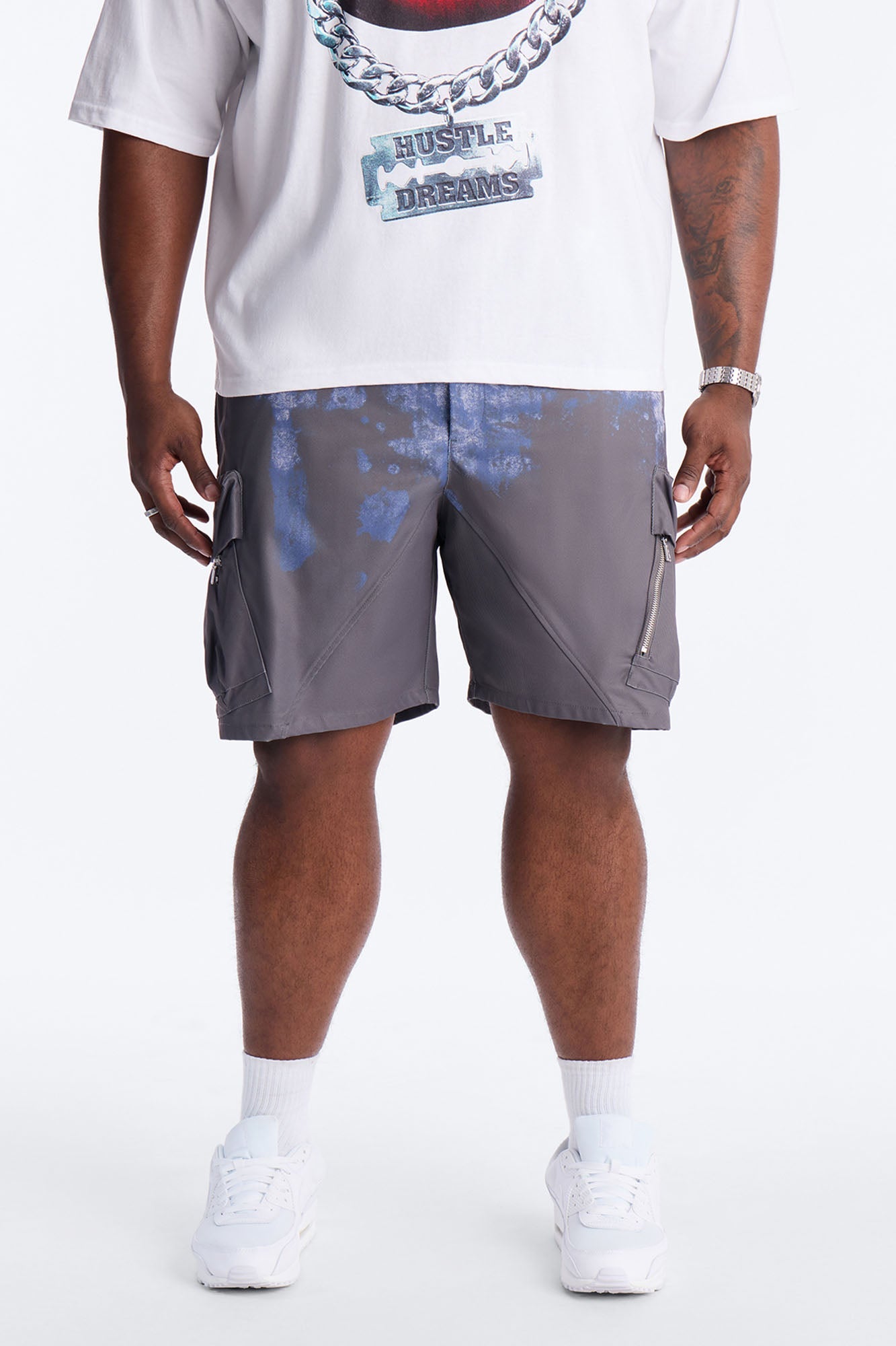 Relaxed Traveling Artist Short - Grey