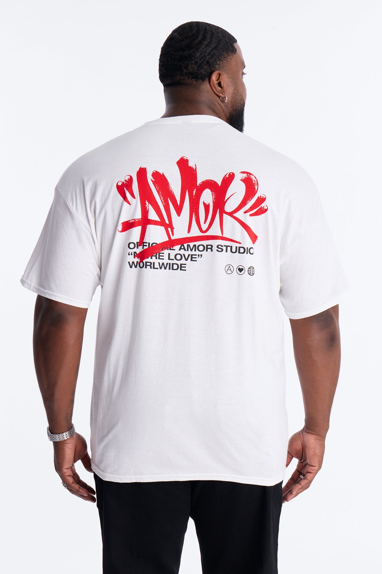 Amor Studio Short Sleeve Tee - White