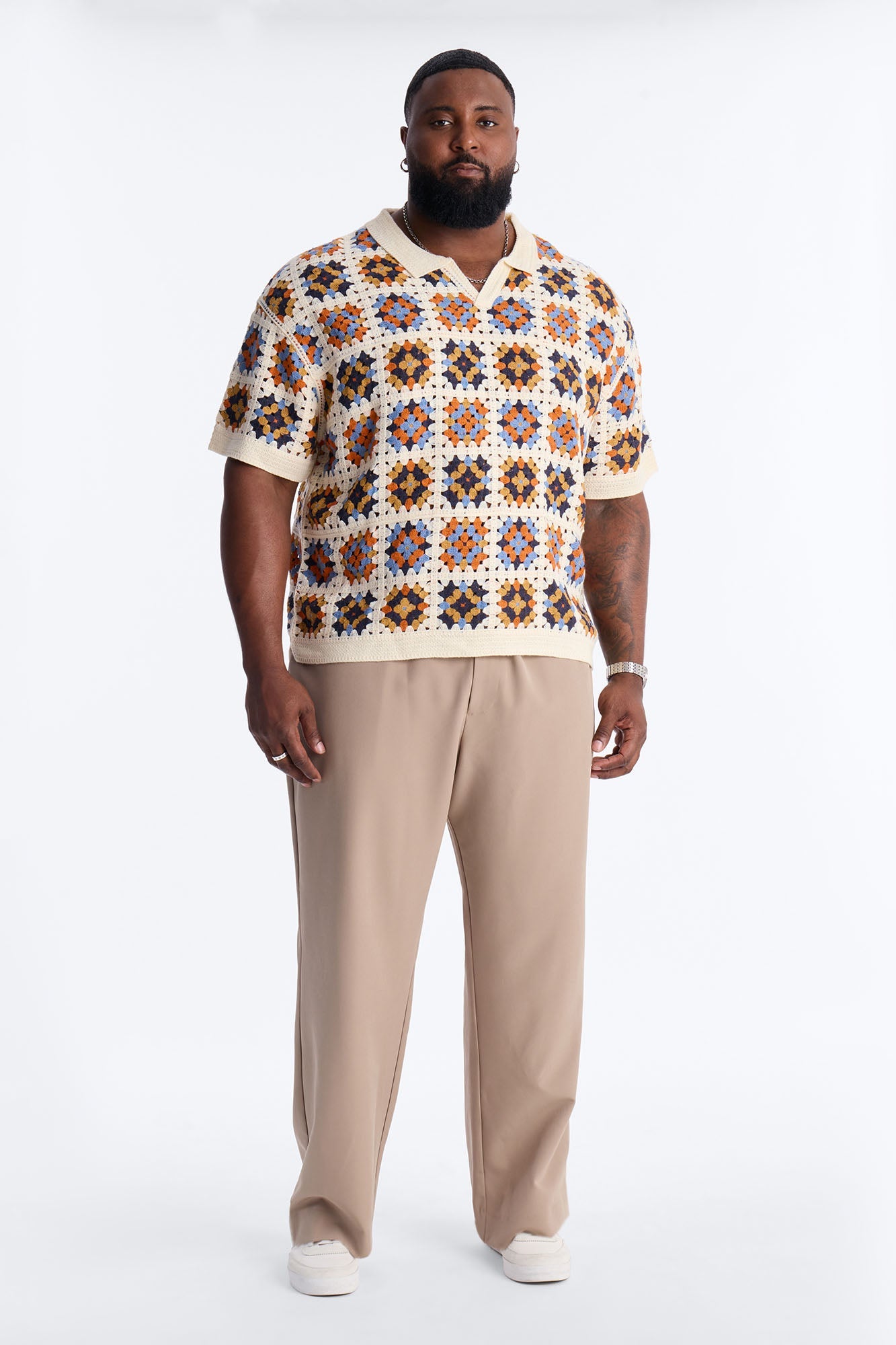 Florian Short Sleeve Johnny Polo - Cream