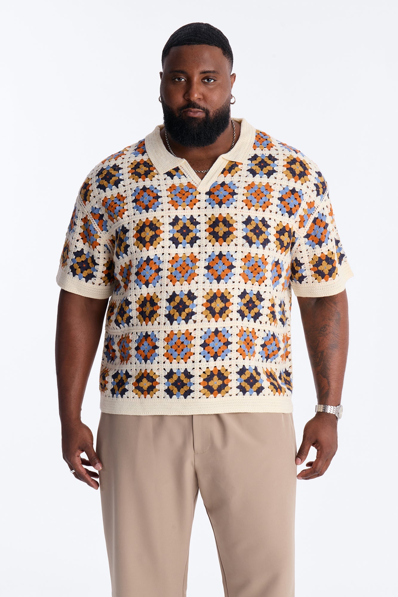 Florian Short Sleeve Johnny Polo - Cream
