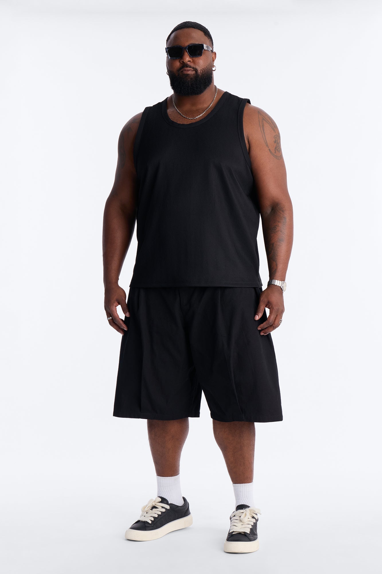 Show Up Tank Top - Black