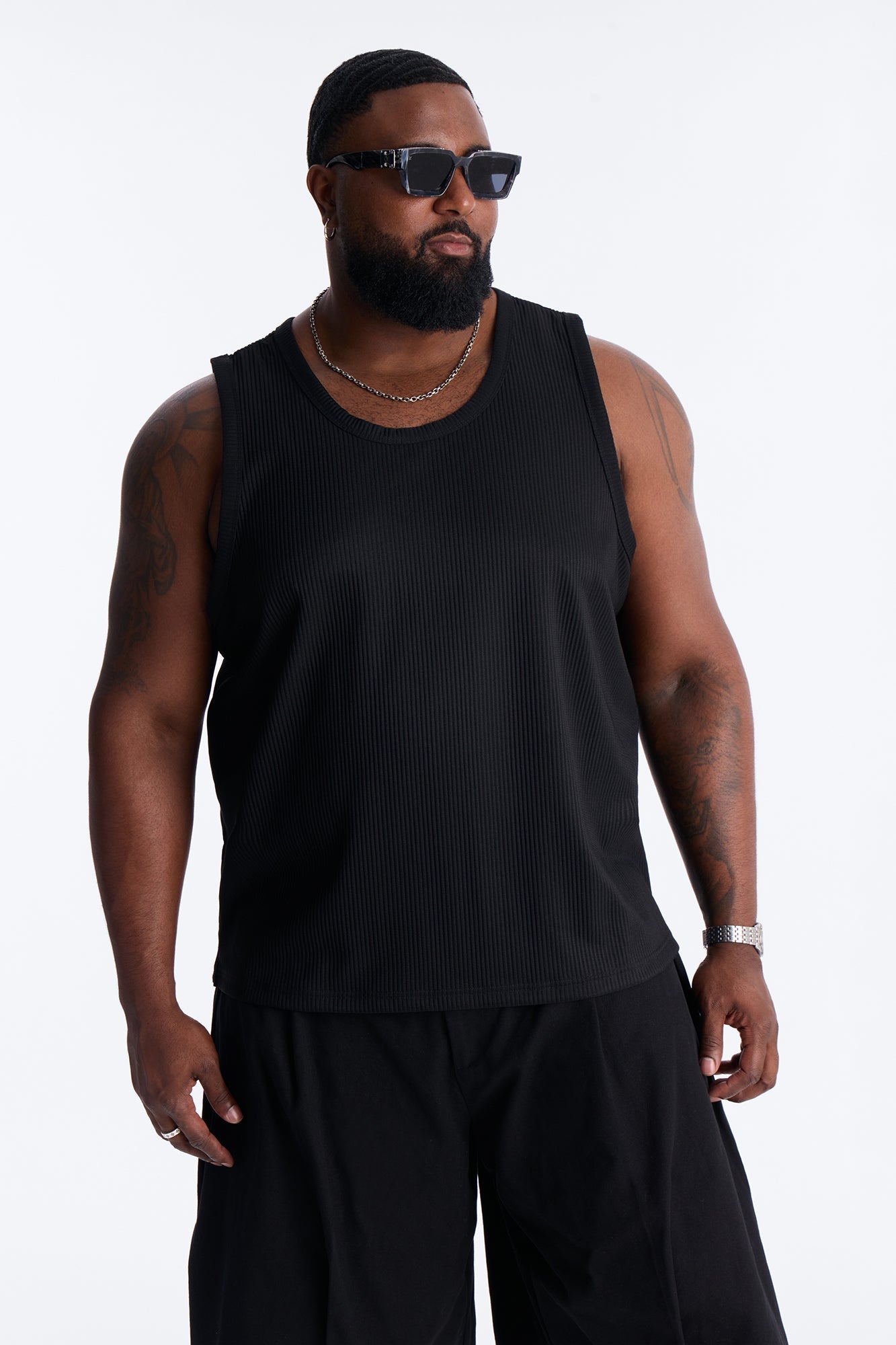 Show Up Tank Top - Black