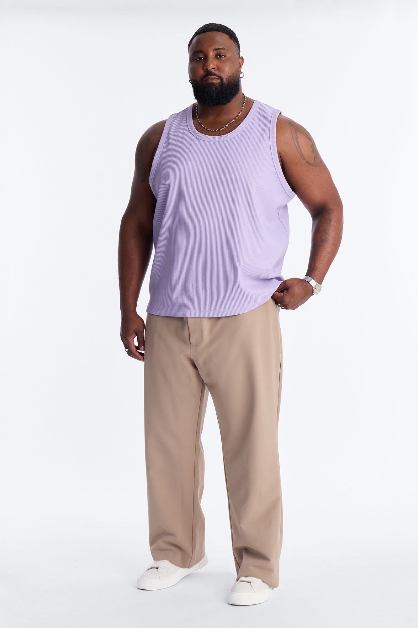 Show Up Tank Top - Lavender