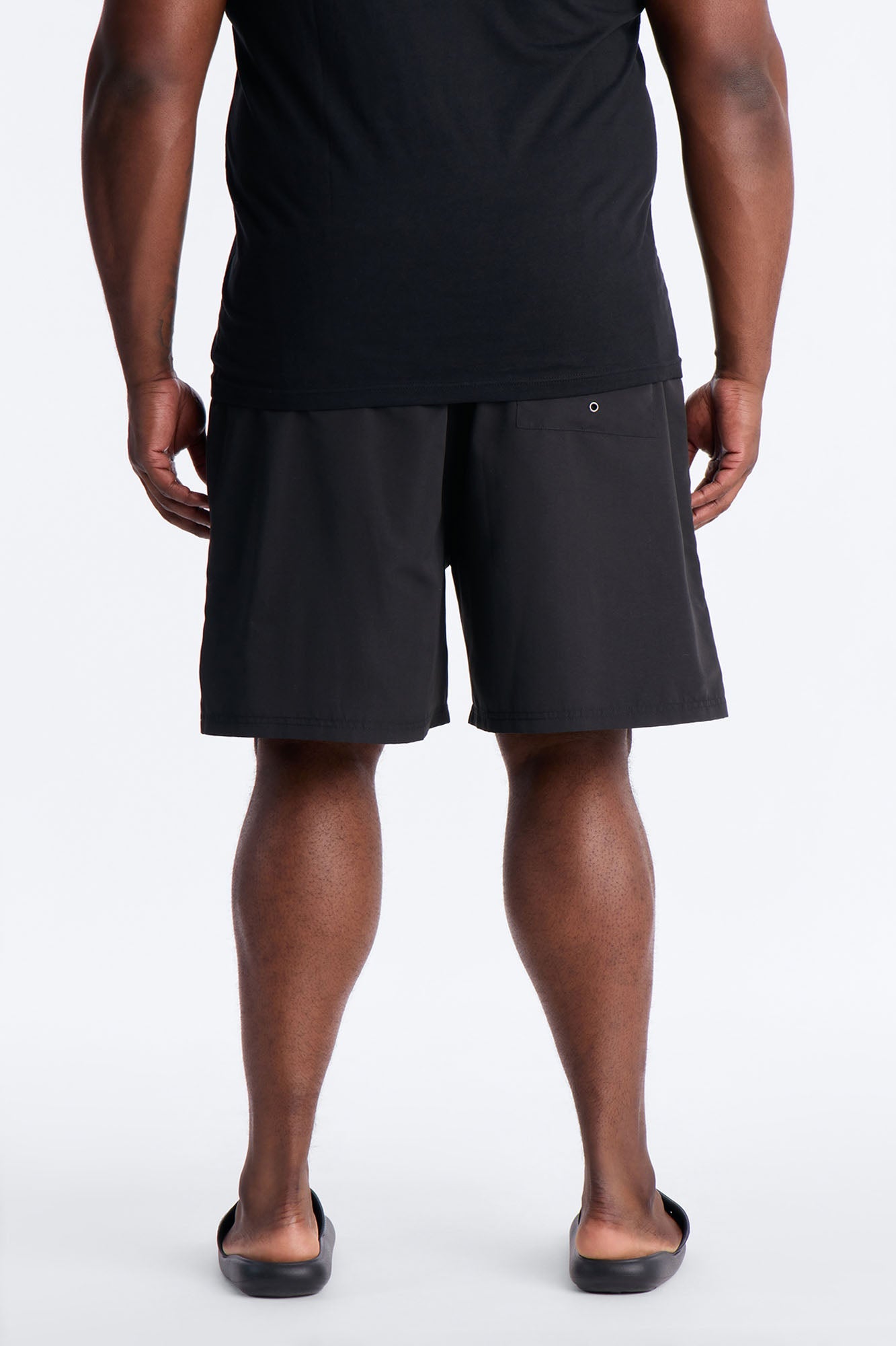 Rich Flex Swim Trunk 7″ - Black/Green