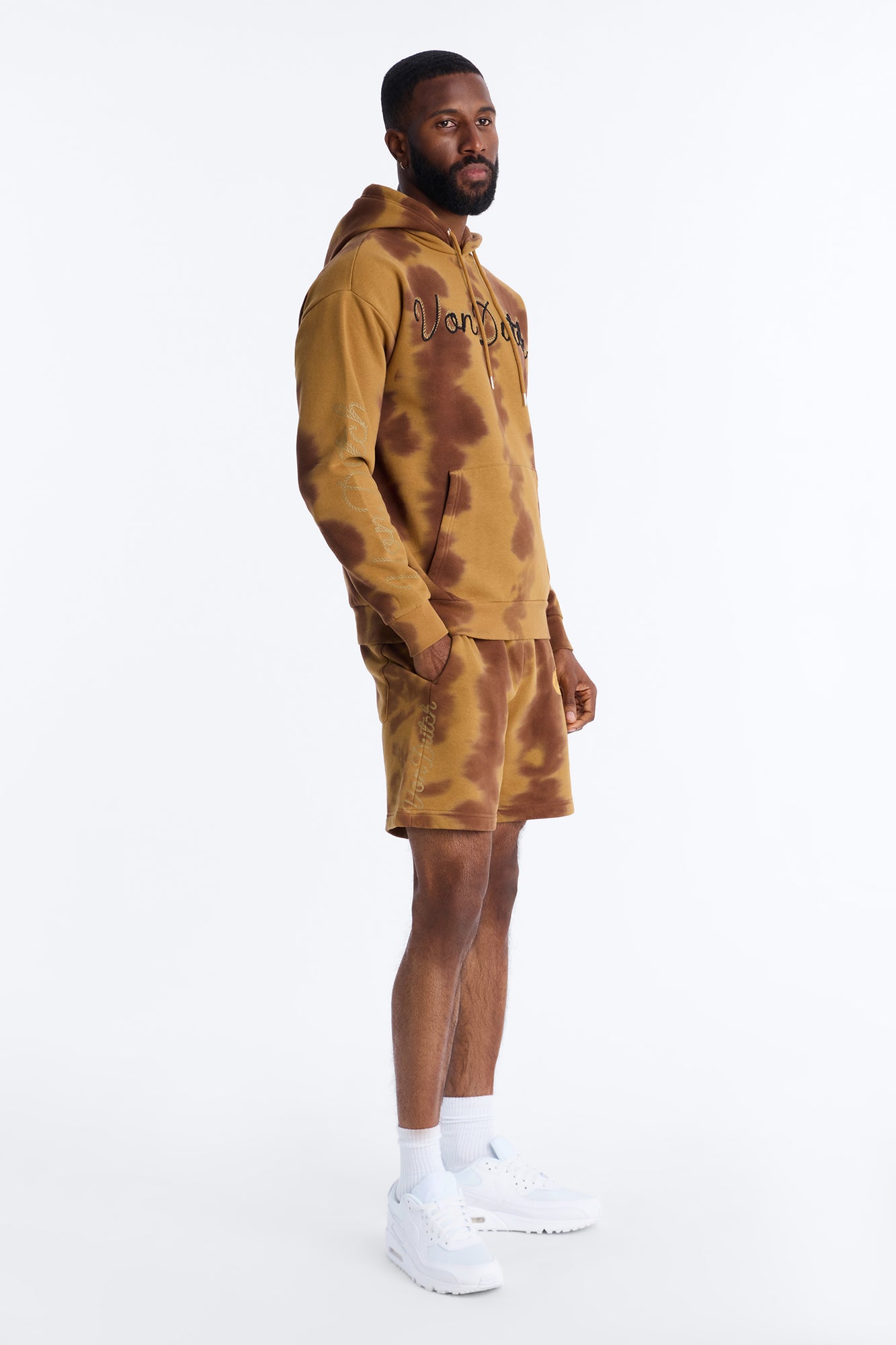 Baggy Von Dutch Ranch Most Wanted Sweatshort - Brown