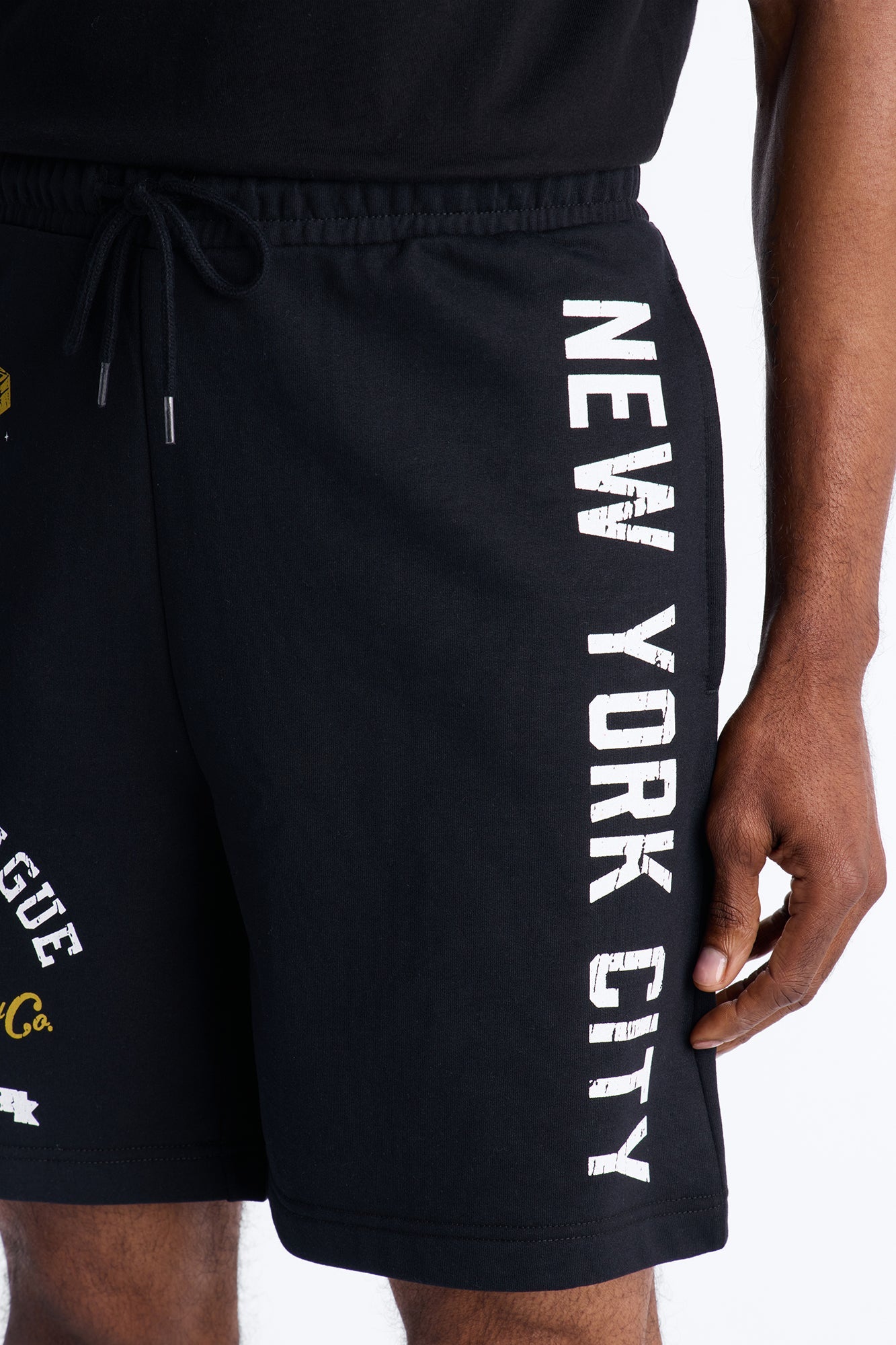 NYC College League Sweatshorts - Black