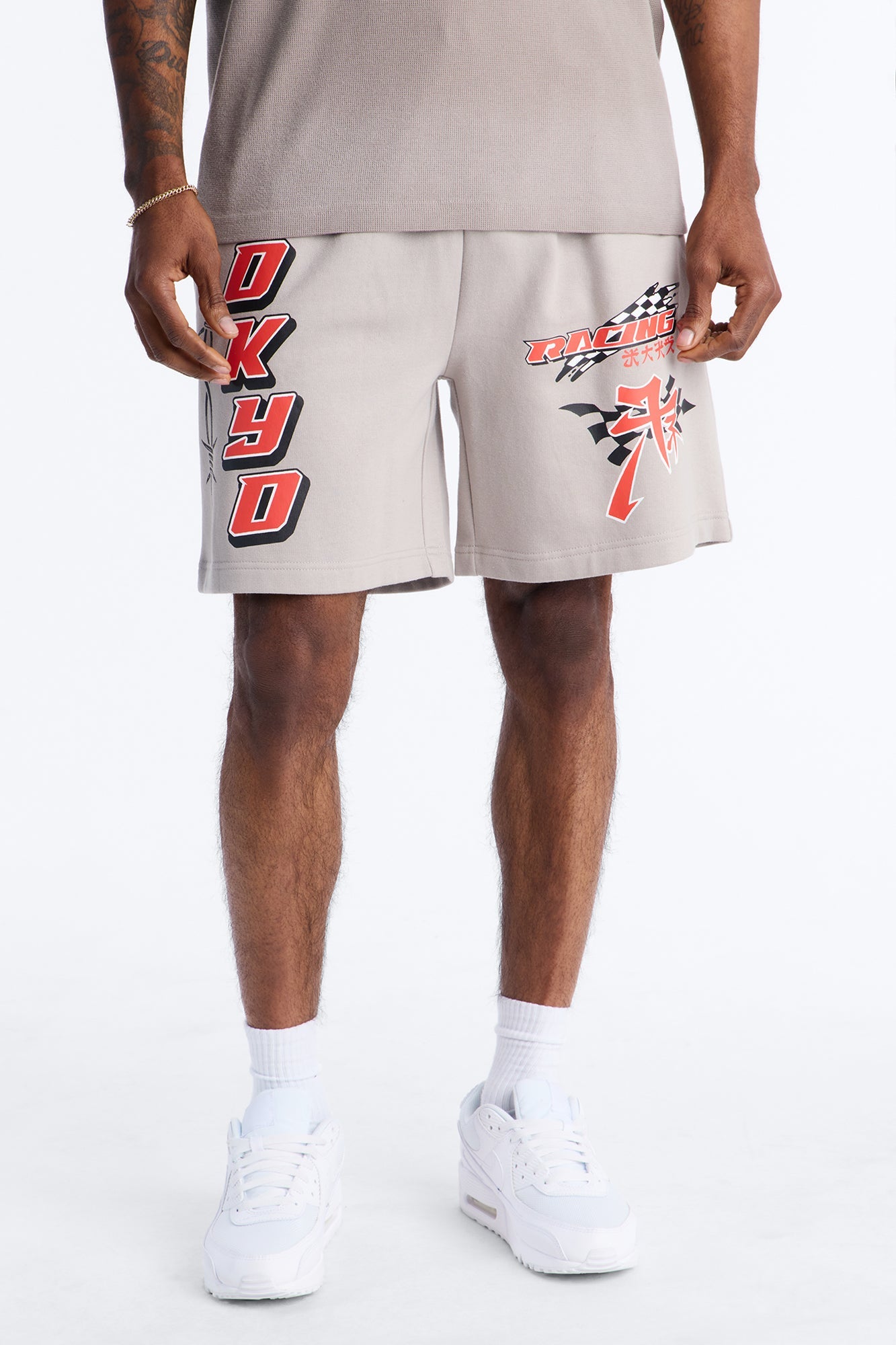 Tokyo Racing Team Sweatshorts - Grey