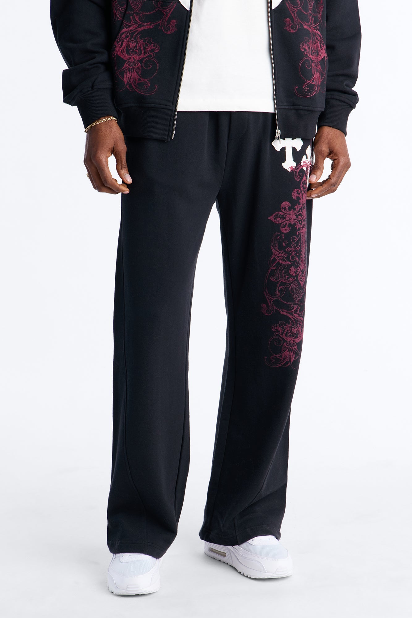 Pick Up Your Cross Patch Sweatpants - Black