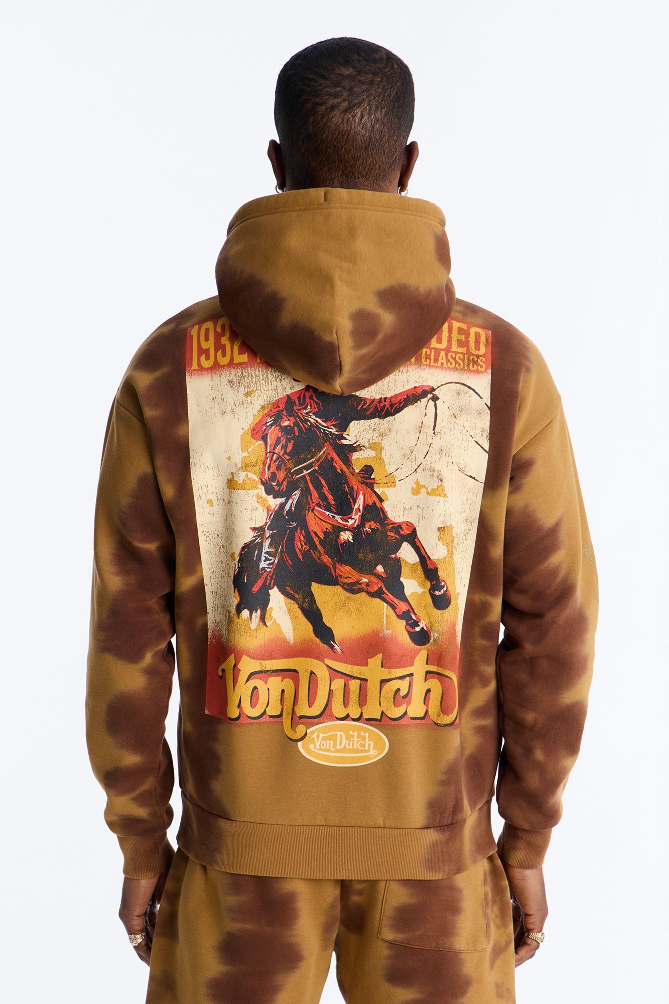 Von Dutch Ranch Most Wanted Hoodie - Brown