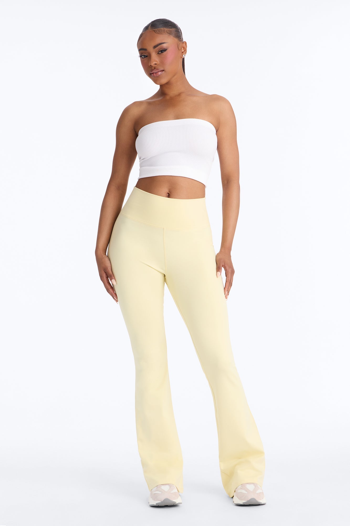 Break A Sweat Active Yoga Pant - Butter Yellow Fashion Nova