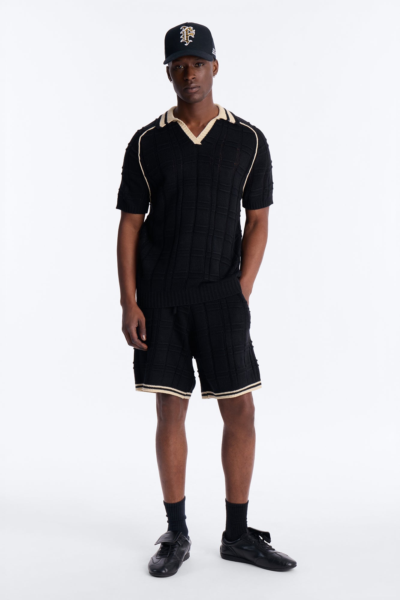 Relaxed Riviera Knit Short - Black