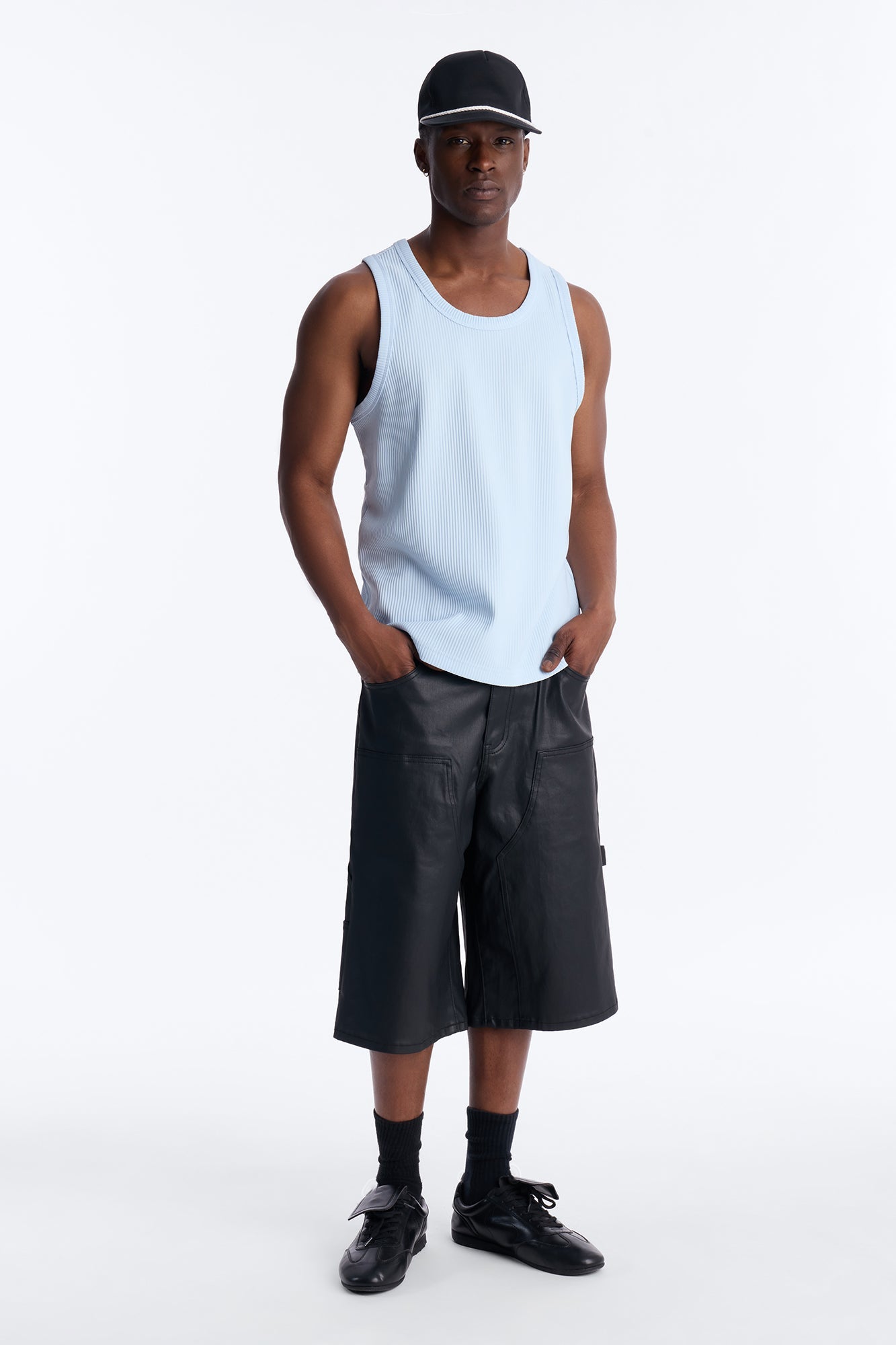 Show Up Tank Top - Light Blue