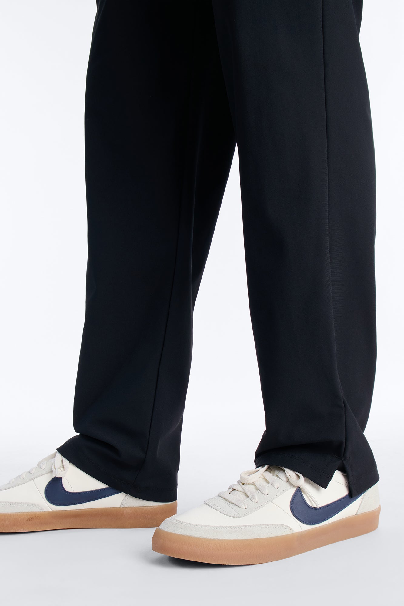 Slim Axis Slit Pant - Black