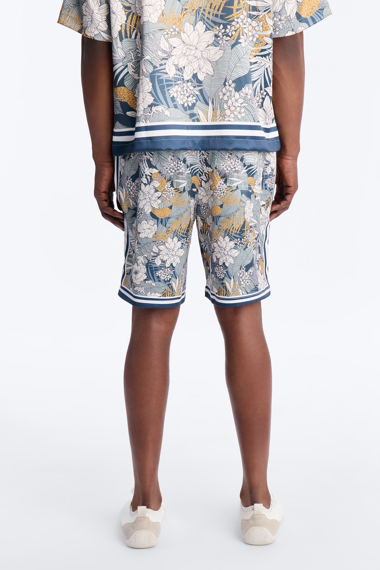 Relaxed Palm Vista Short - Blue