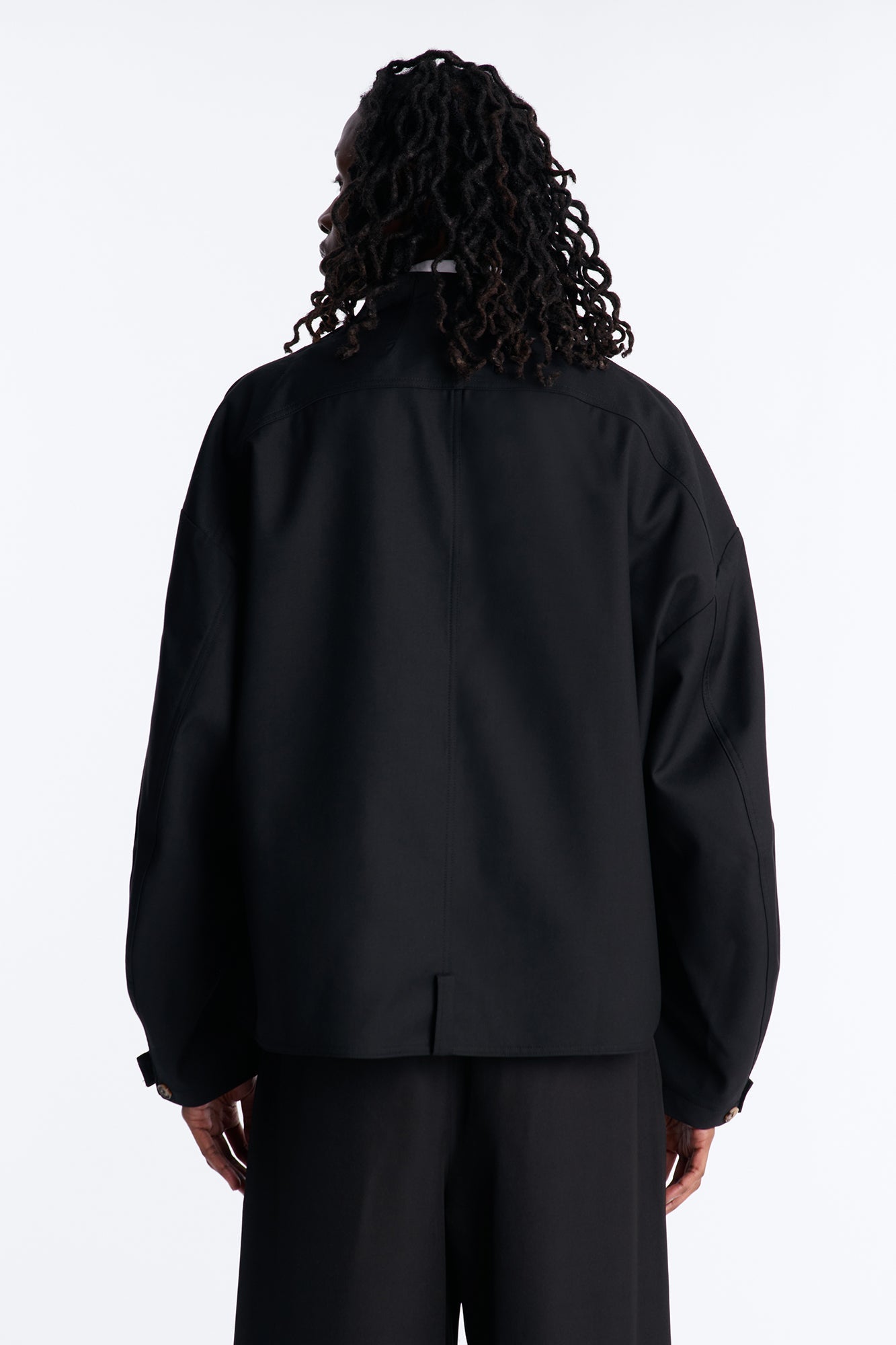 Relaxed Luxe Flow Blazer - Black