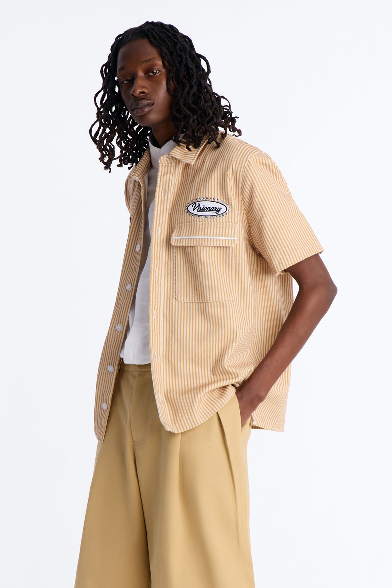 Visionary Service Mechanic Shirt - Tan