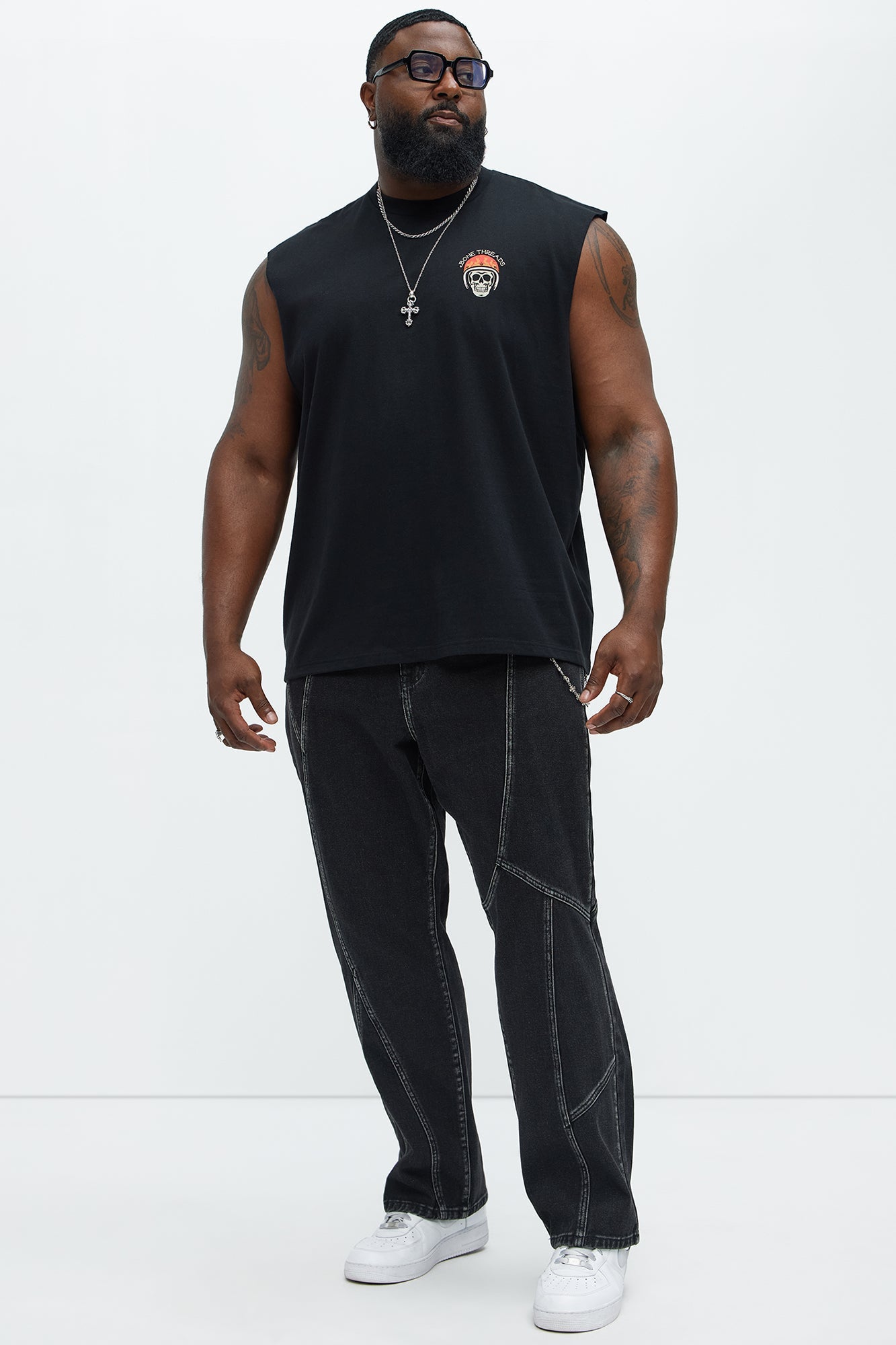 Fearless Soul Muscle Tee - Black