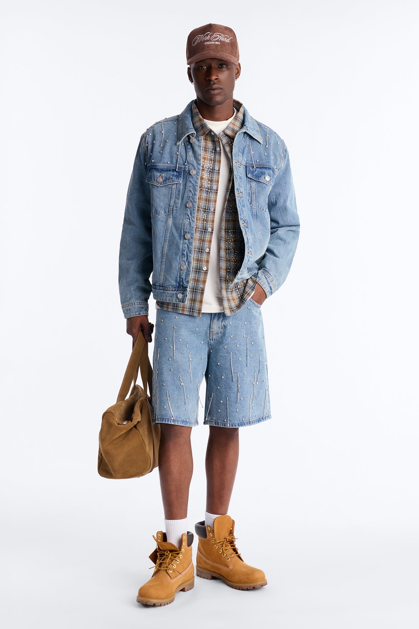 Relaxed Street Ice Denim Short - Light Wash