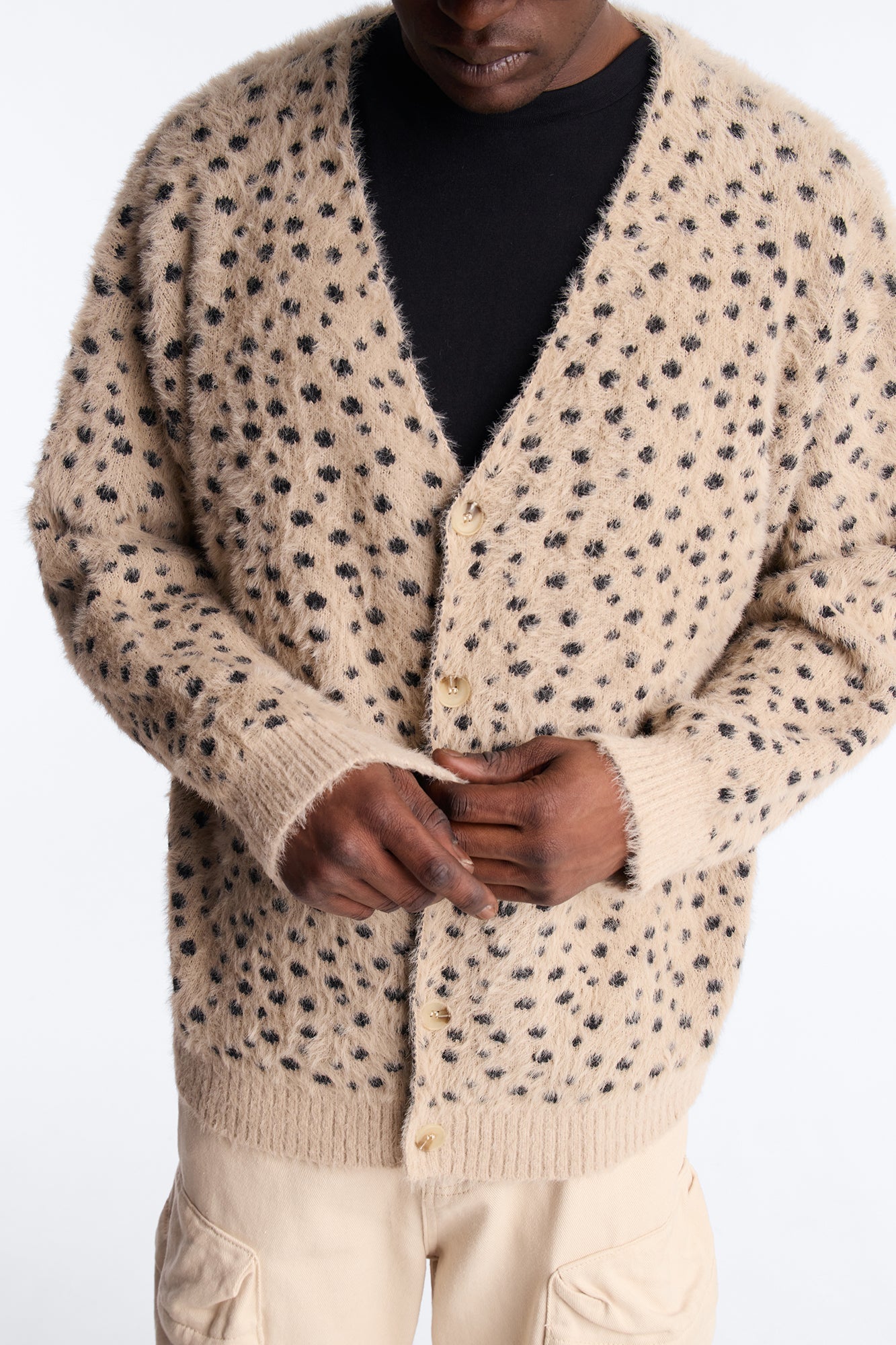 Primal Instinct Cheetah Cardigan - Tan