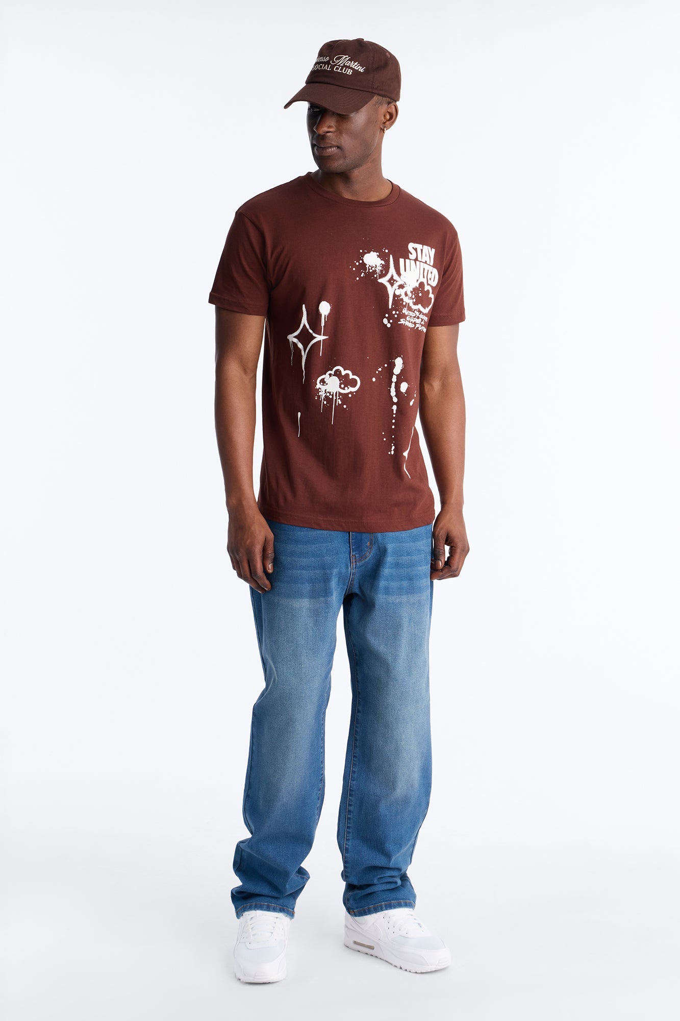 United Hearts Worldwide Short Sleeve Tee - Brown