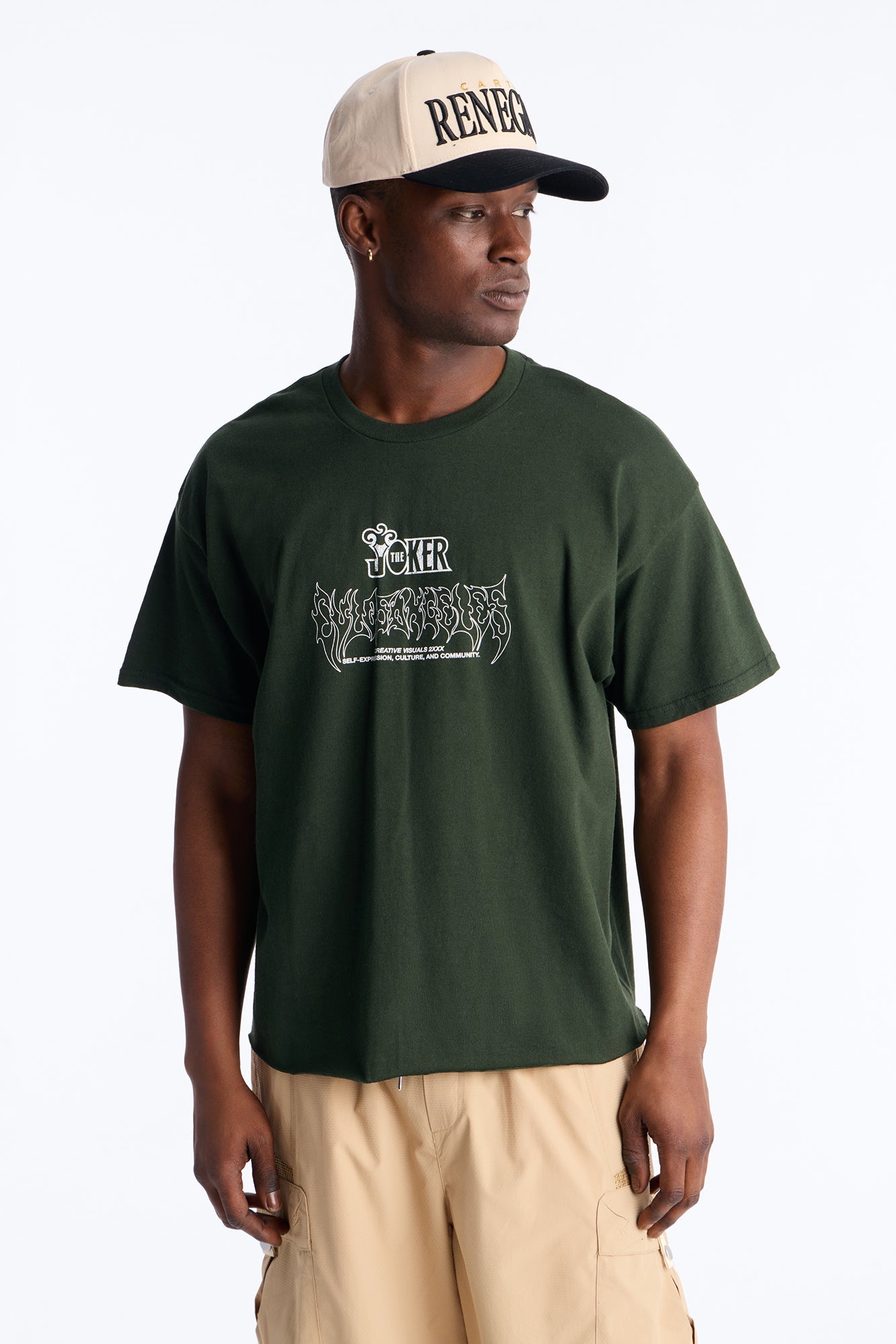 The Joker Beautiful Chaos Boxy Short Sleeve Tee - Green