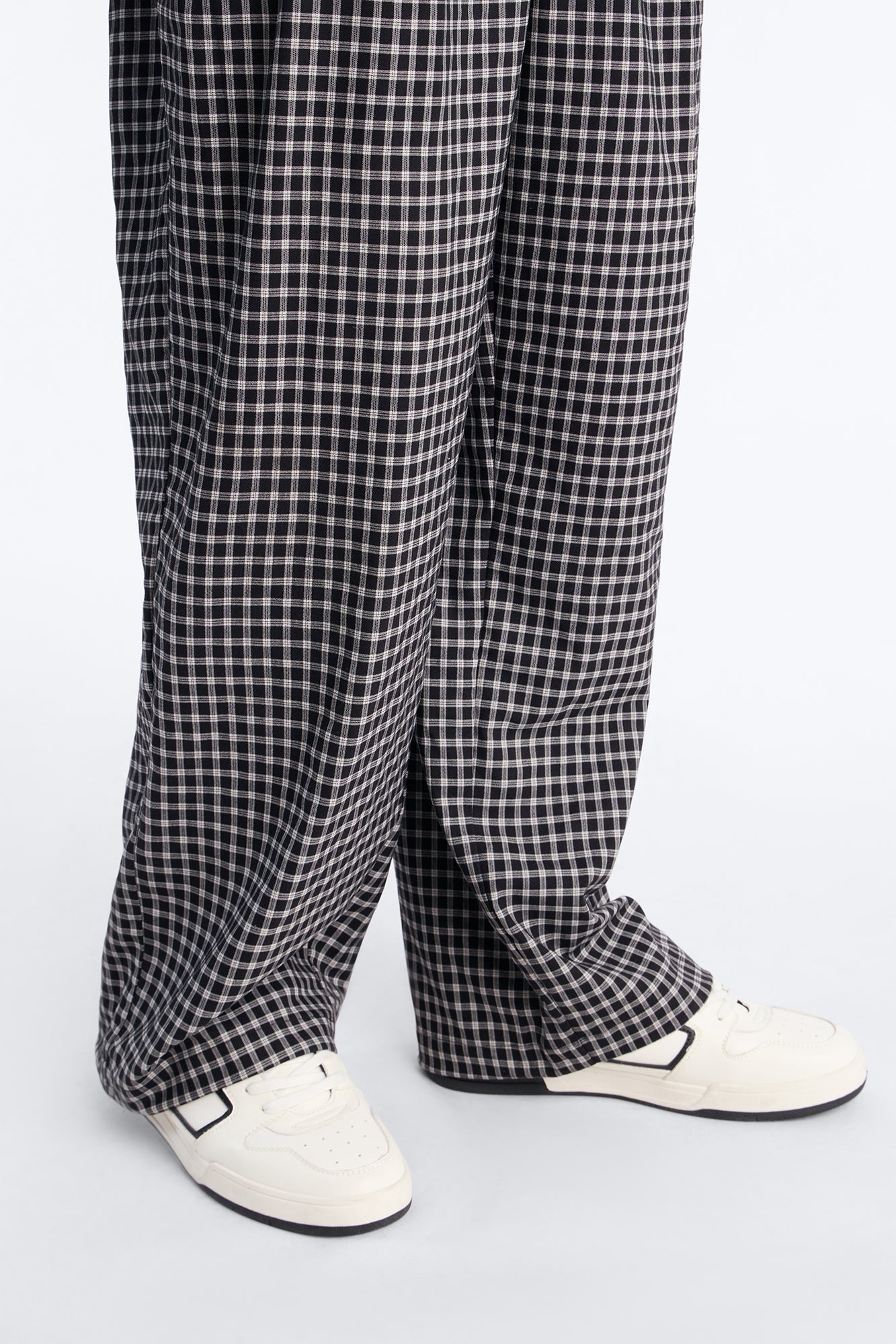 Wide Leg Pleated Downtown London Trouser - Black