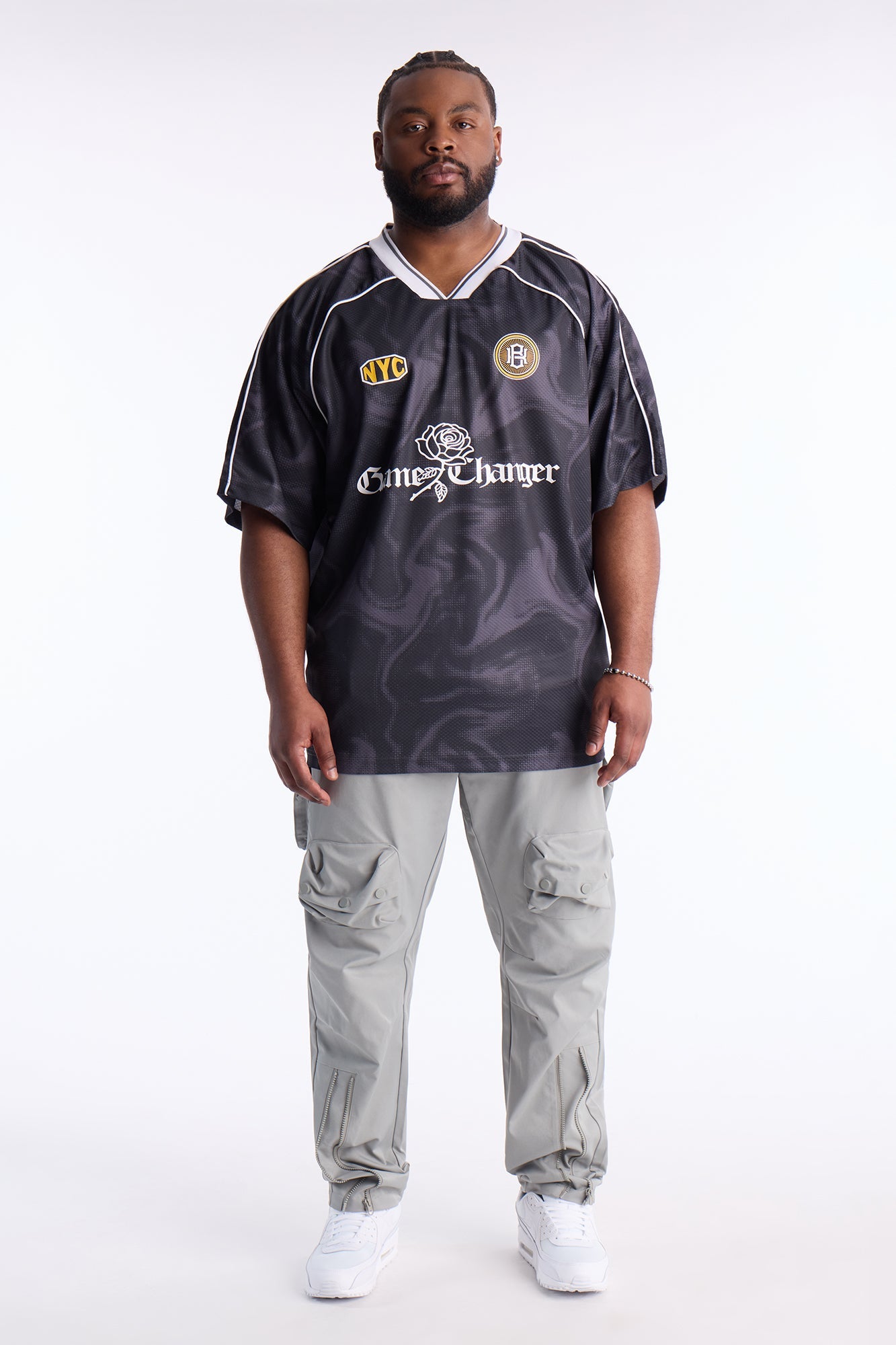 Game Changer Jersey Tee - Black