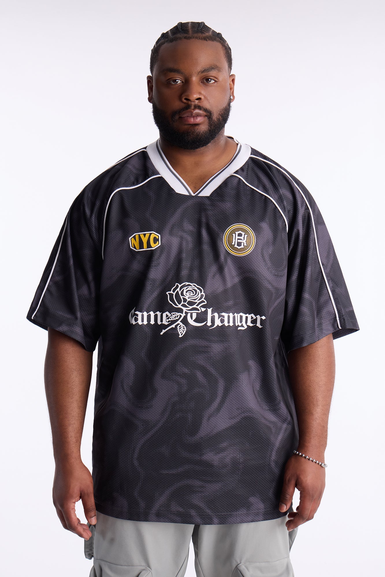 Game Changer Jersey Tee - Black