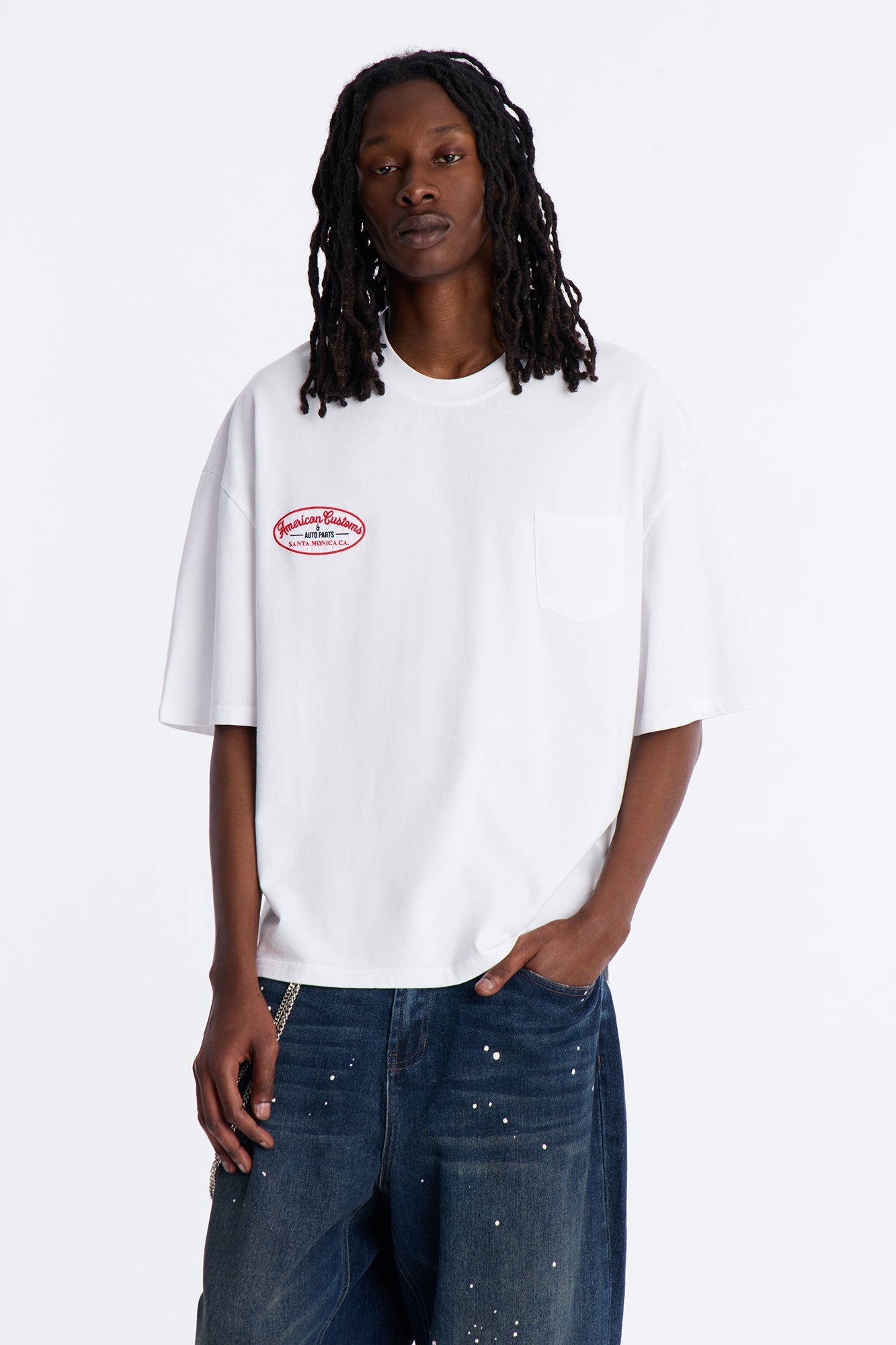 Boxy Gas Station Boxy Tee - White