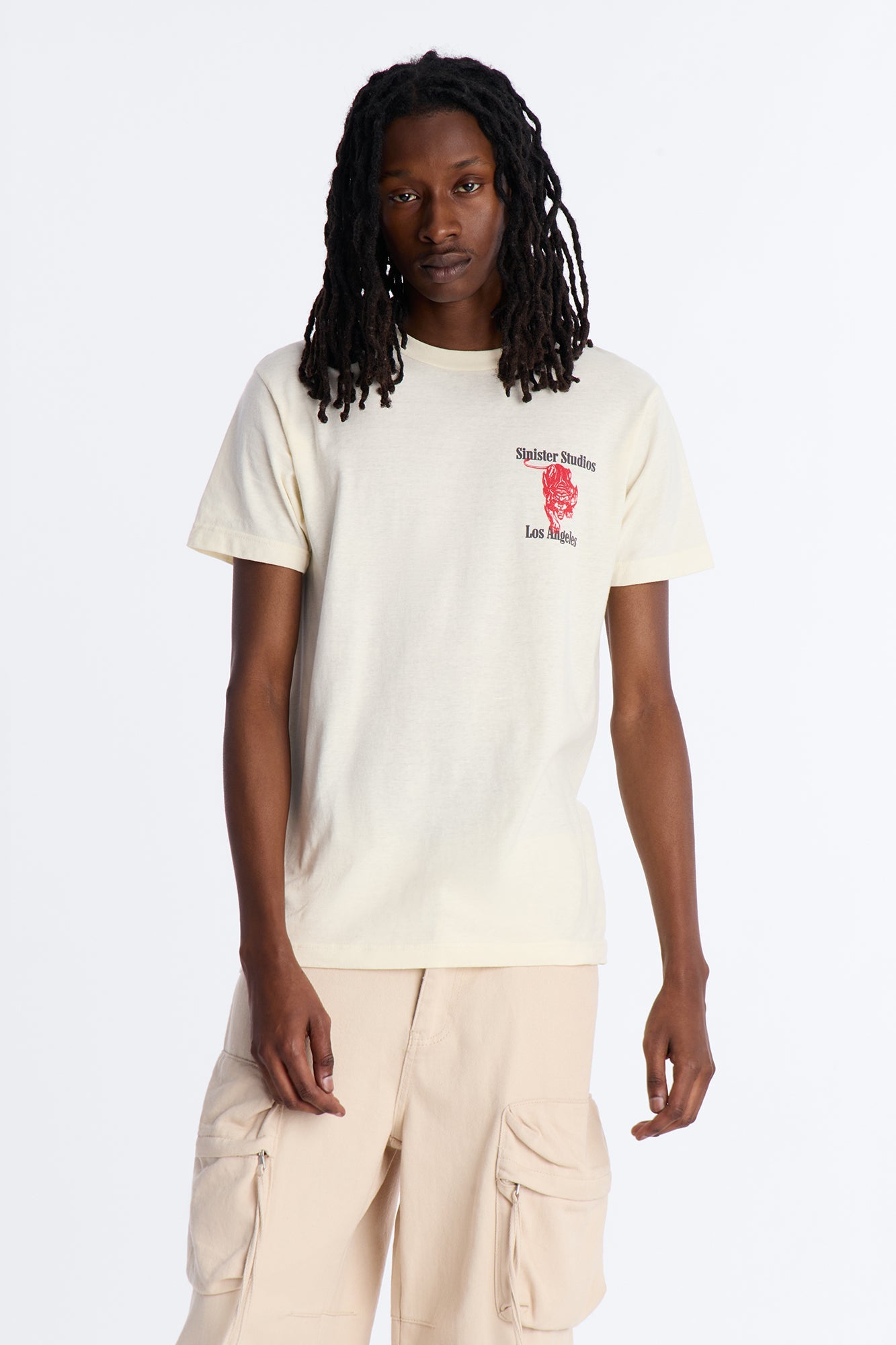Sinister Studios LA Short Sleeve Tee - Cream